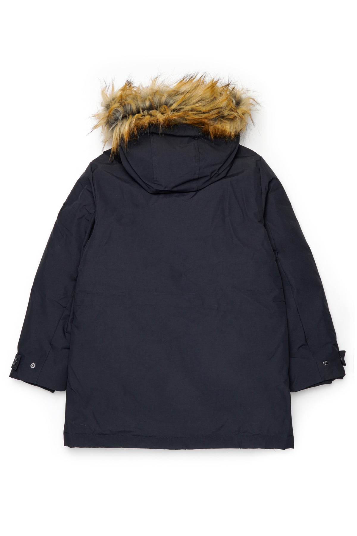 Veste matelassée avec capuche en fausse fourrure