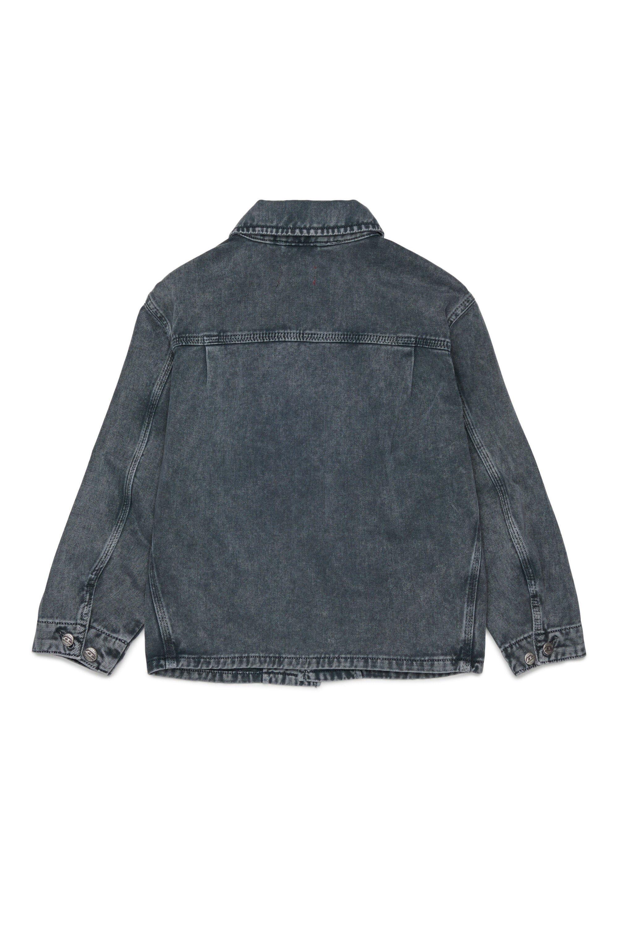Veste en denim avec logo imprimé