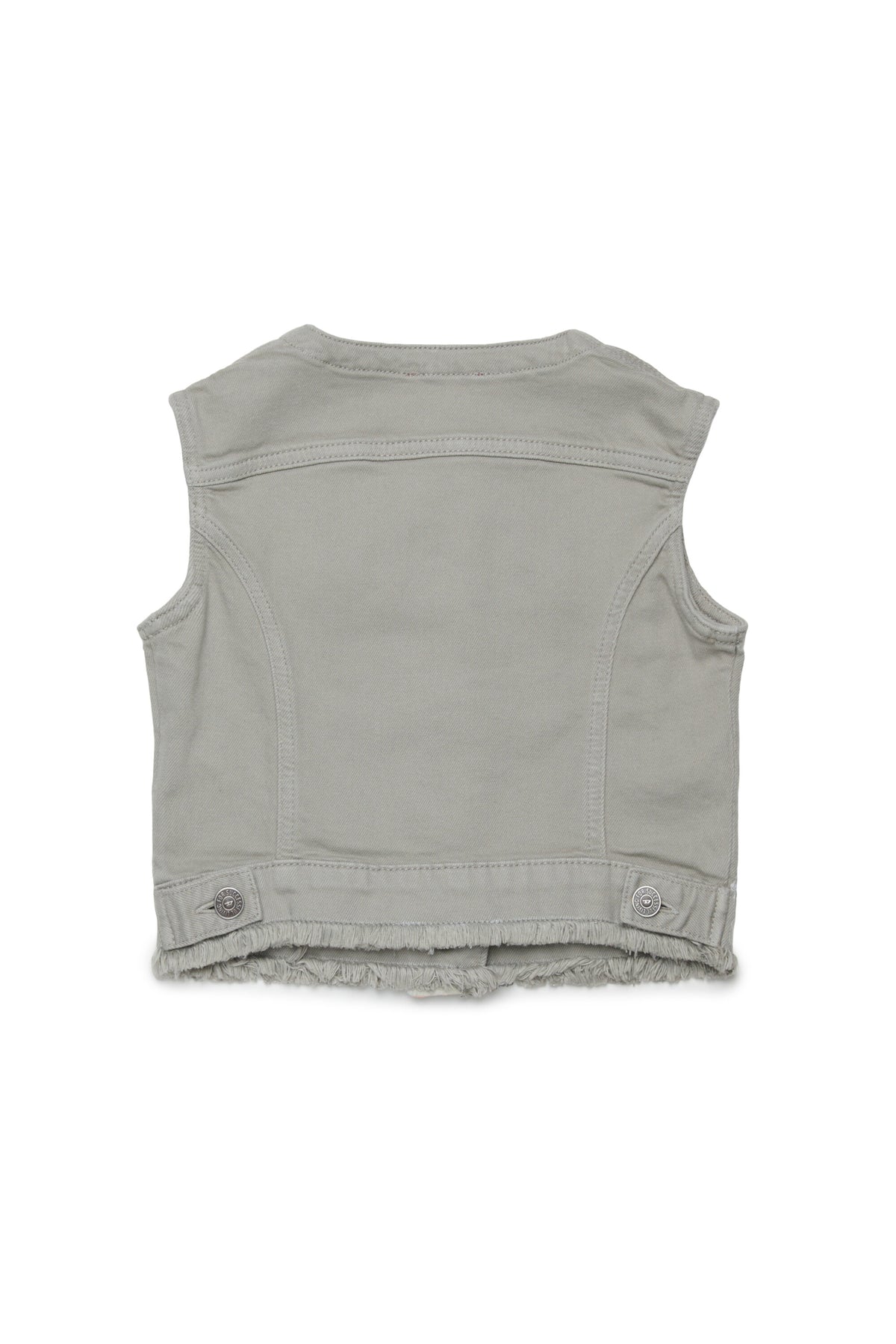 Sleeveless jacket with logo