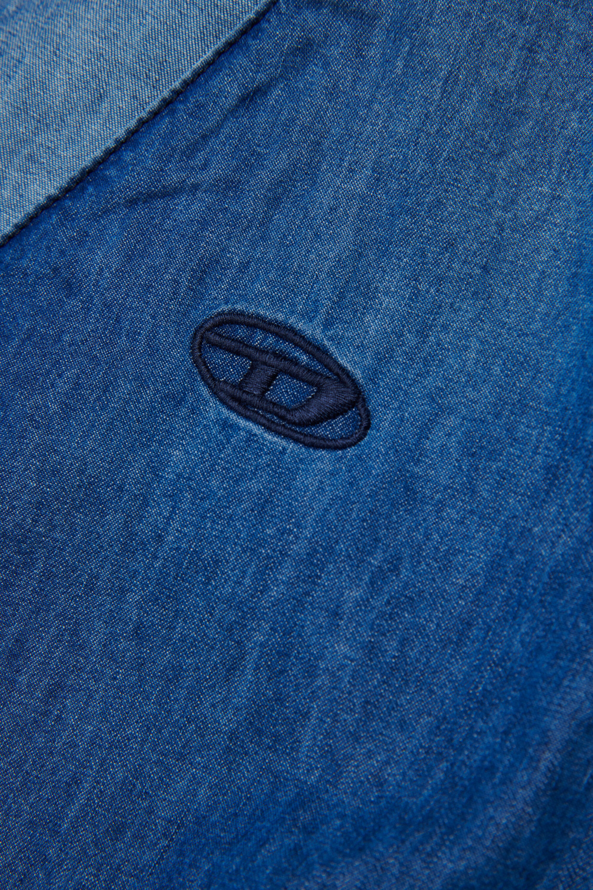 Robe en denim avec logo