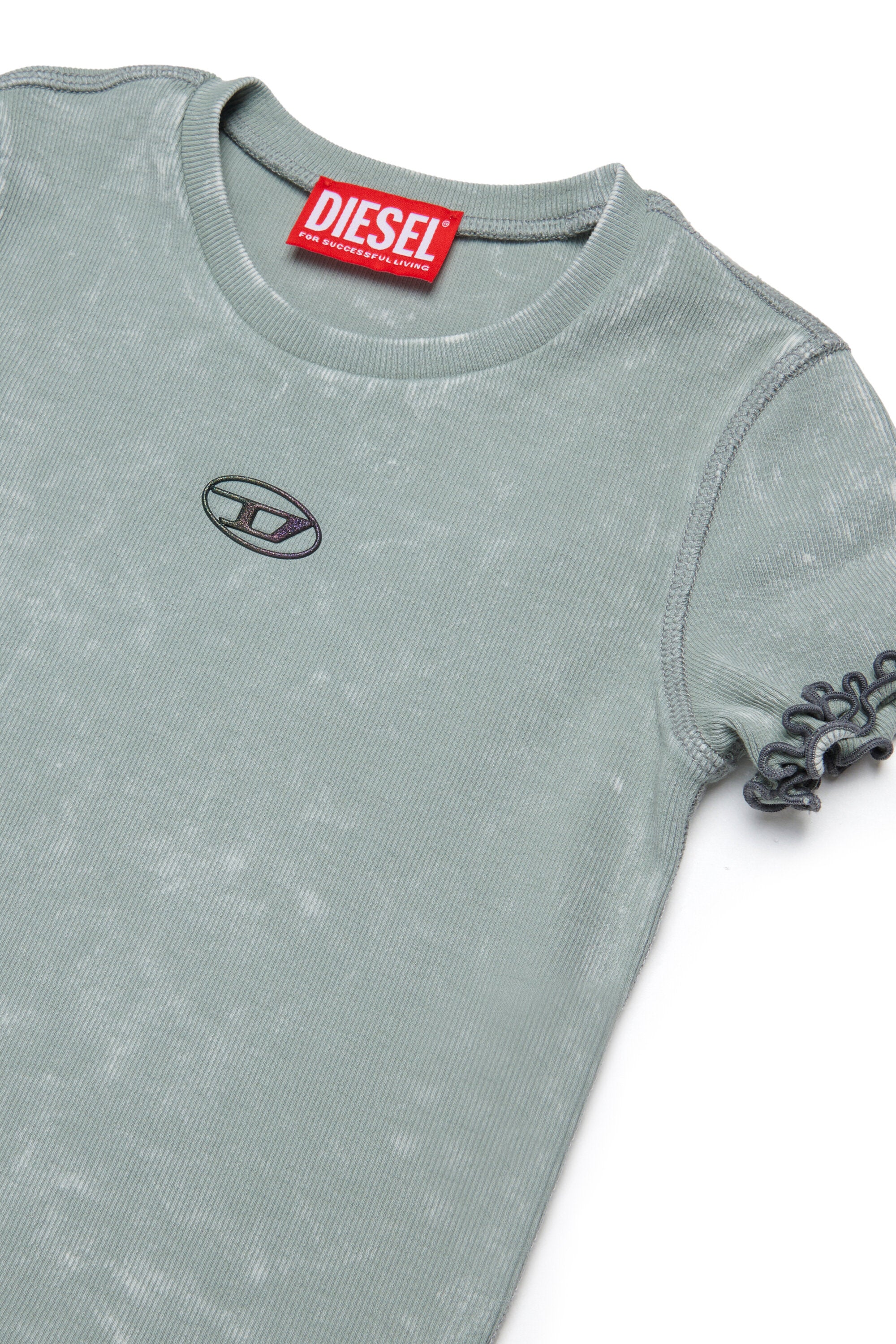 Camiseta de cuello redondo con logo