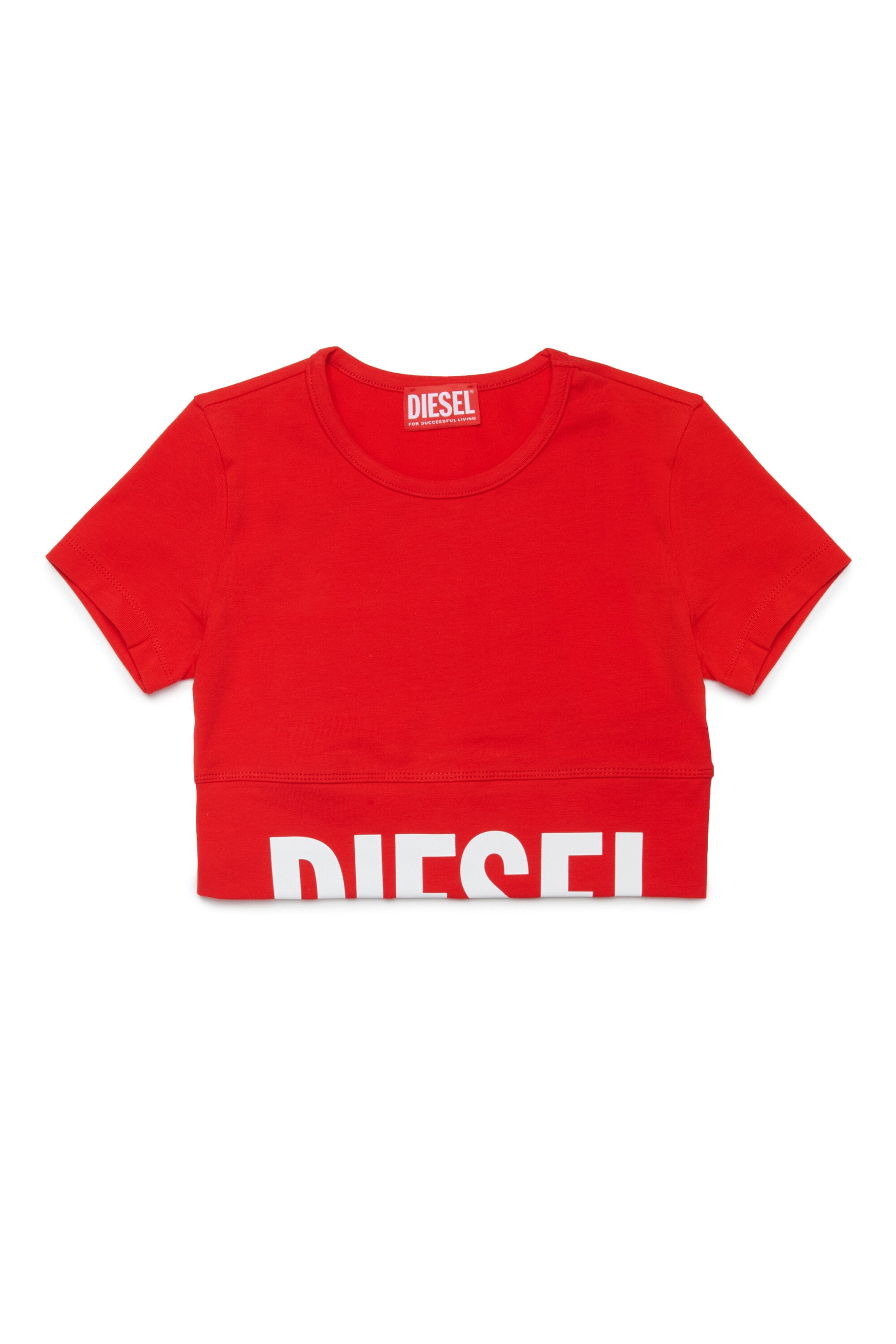 T-shirt col ras du cou avec logo