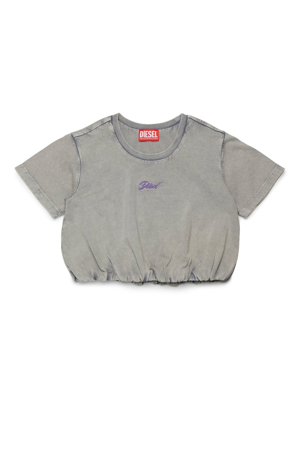 T-shirt courte avec logo brodé