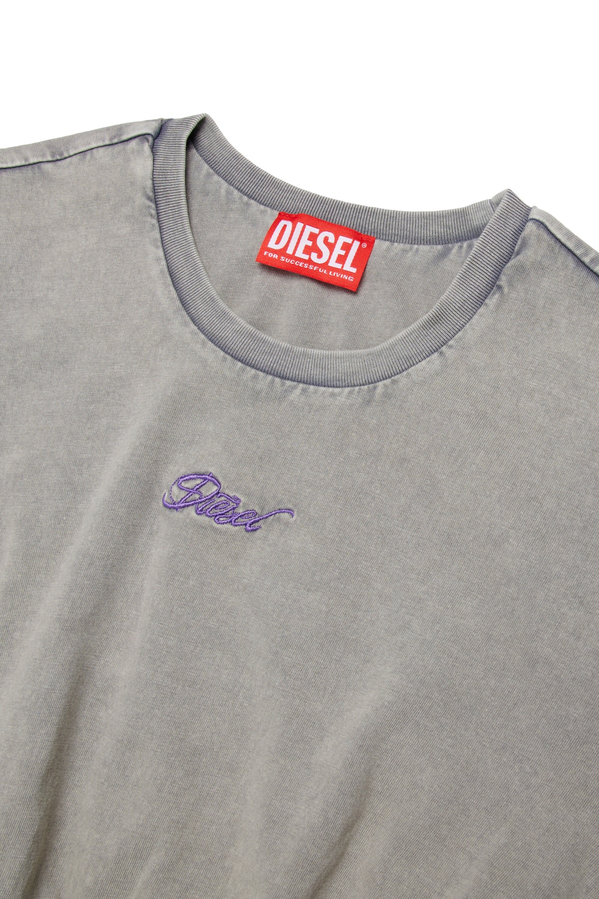 T-shirt courte avec logo brodé