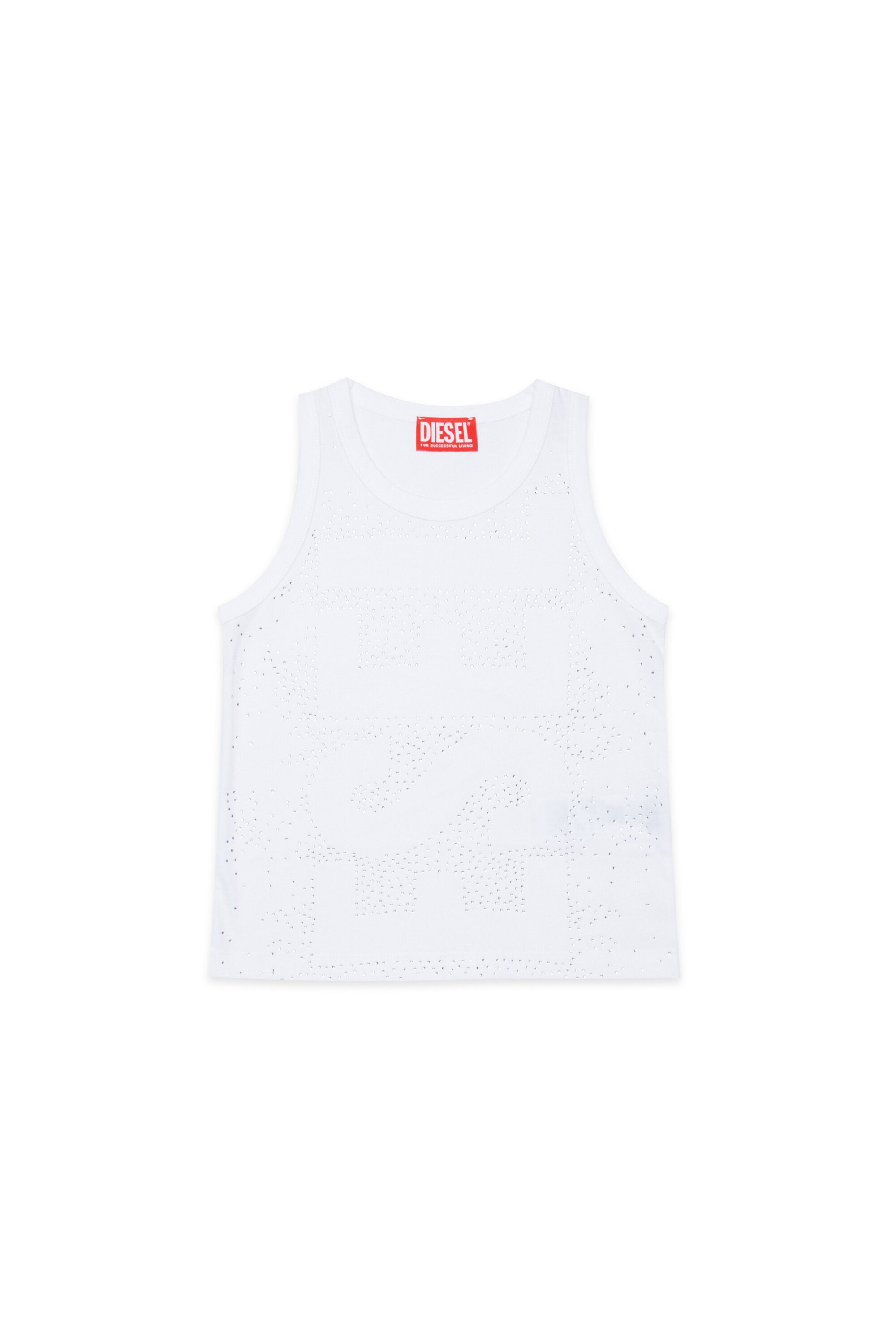 Camiseta sin mangas con logo