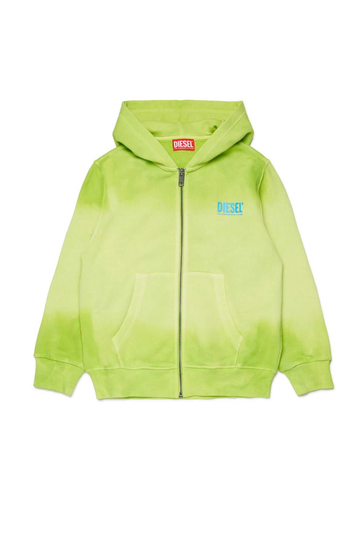 Fully zip sweatshirt with printed logo