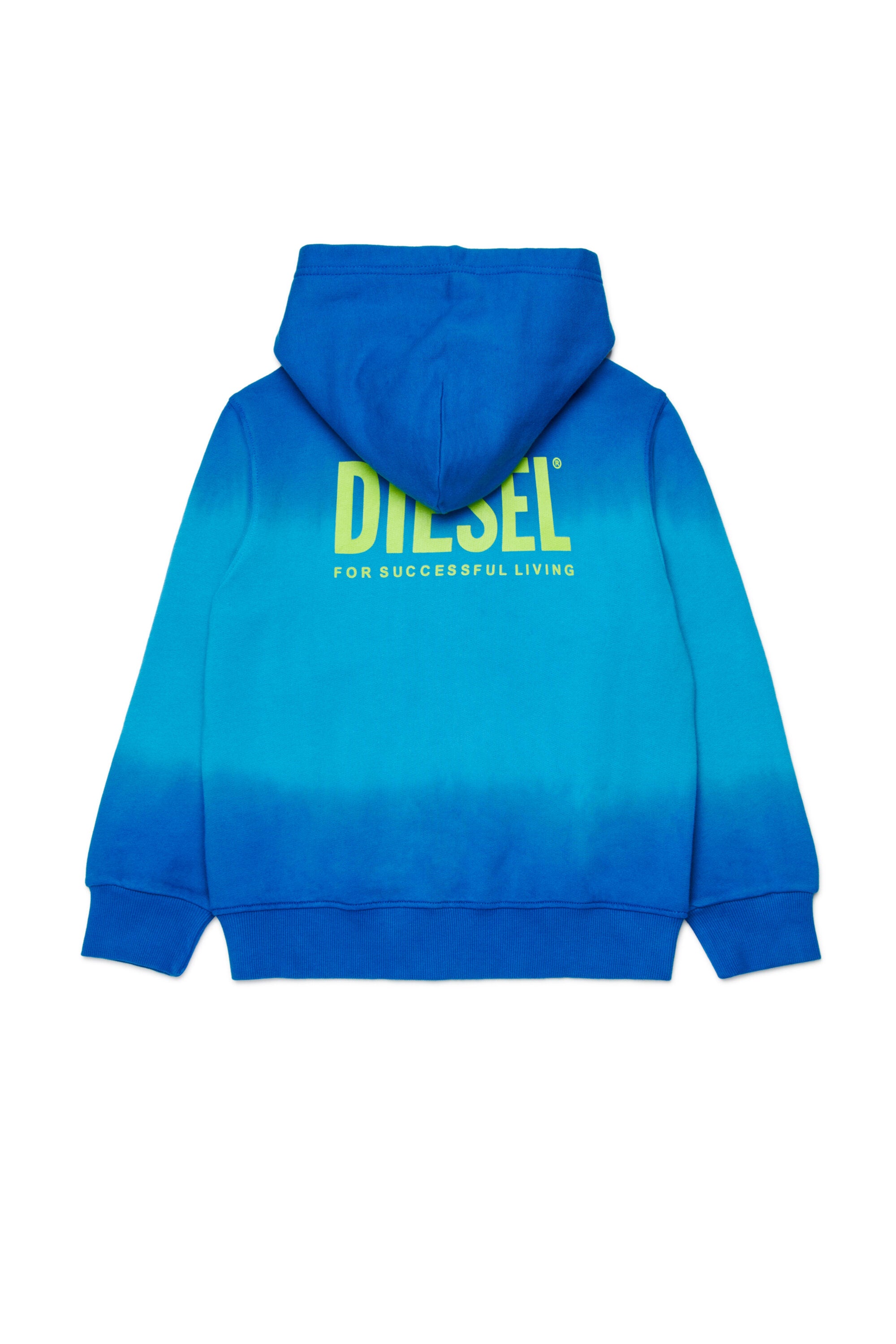 Sudadera con cremallera completa y logotipo estampado