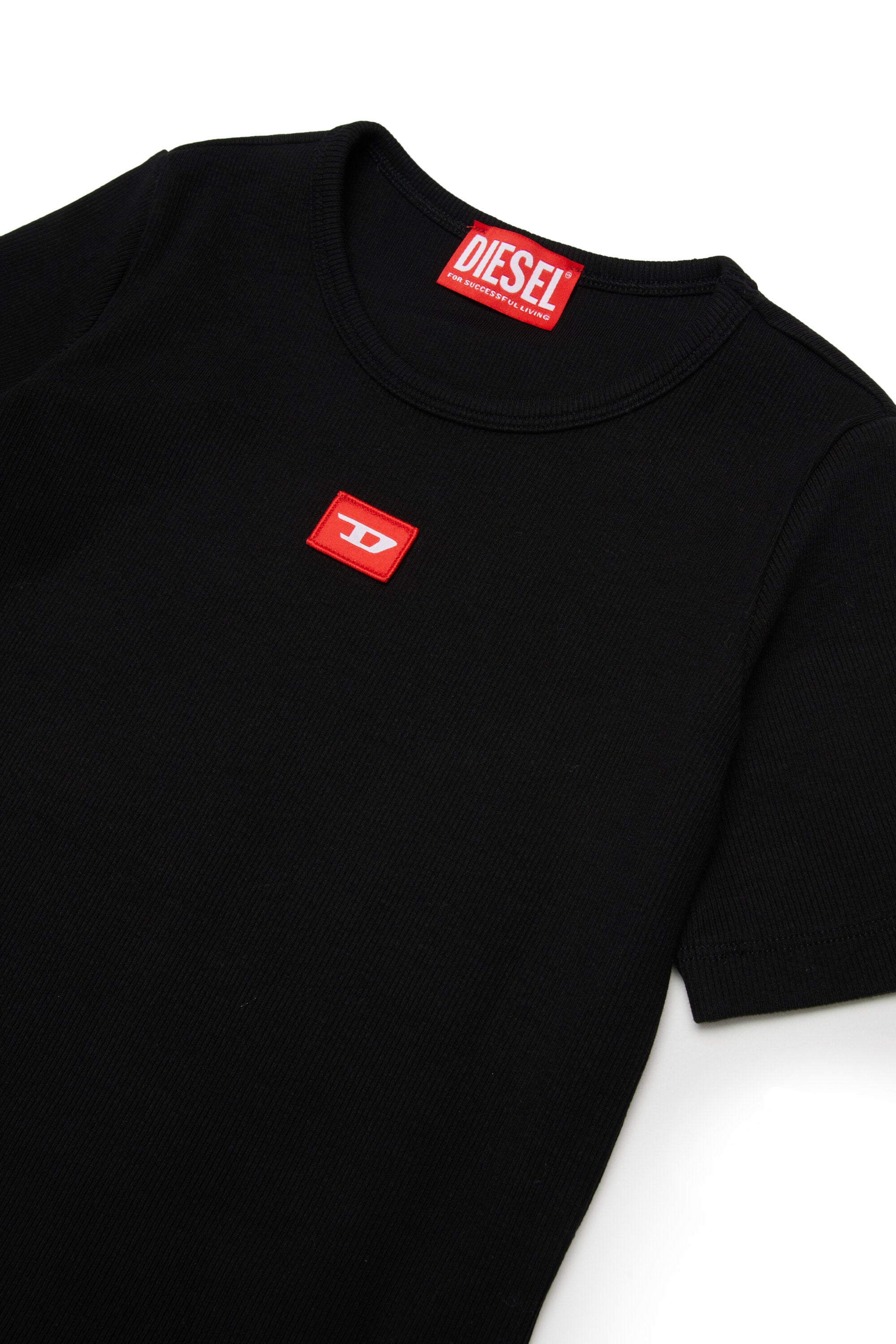 Robe longue avec écusson logo D