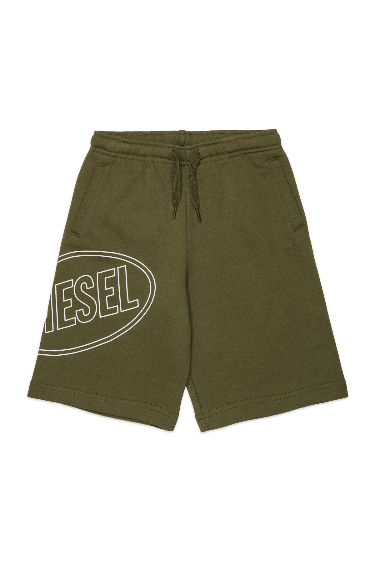 Fleece shorts with logo