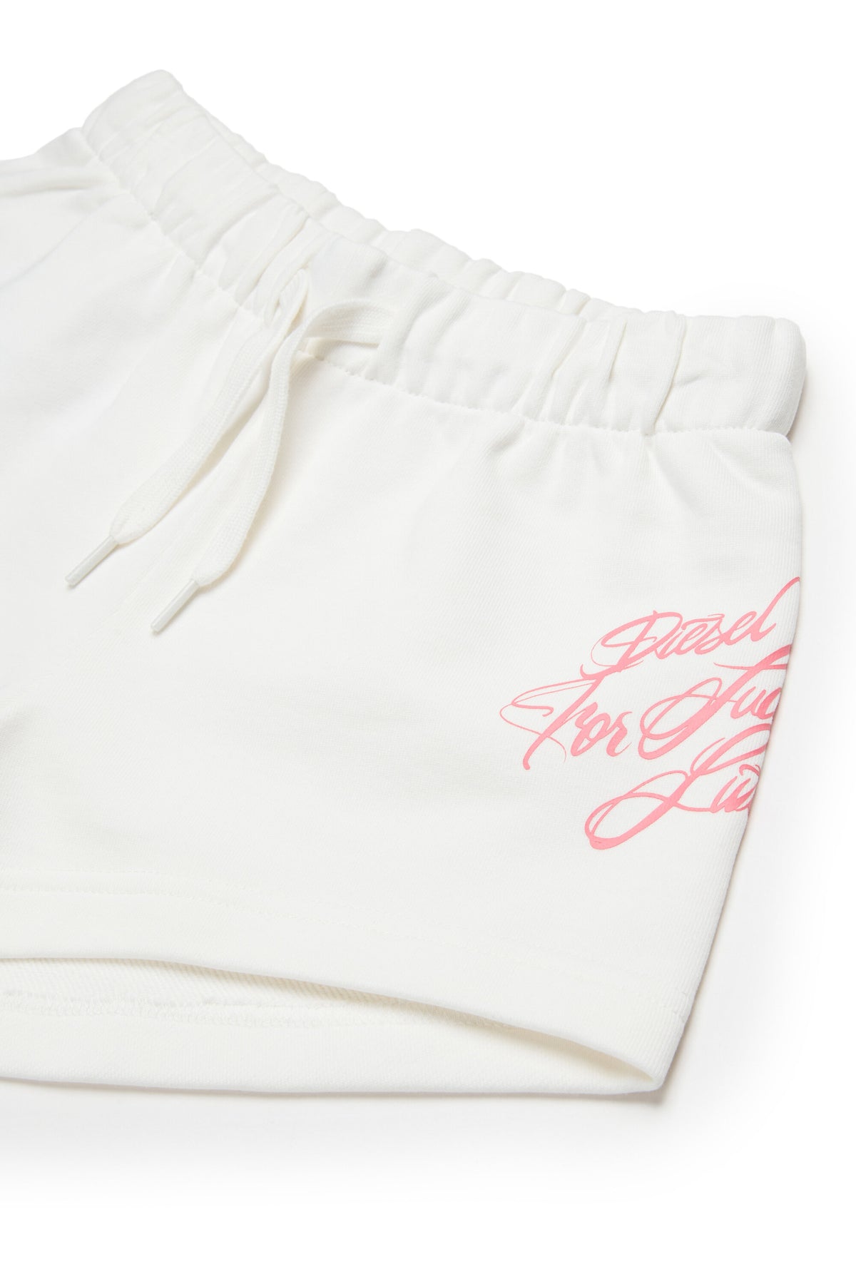 Fleece shorts with numeric logo