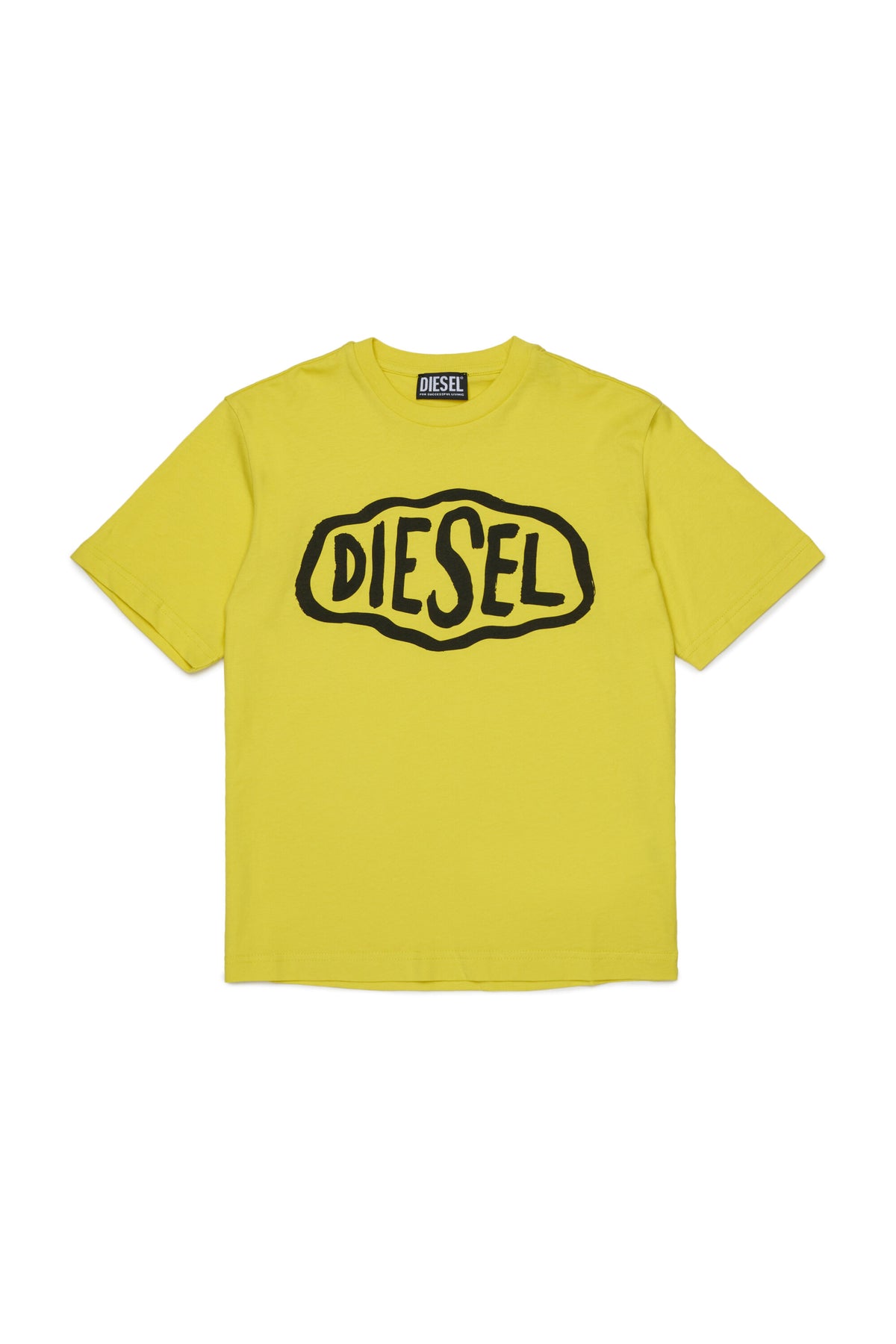 Camiseta de cuello redondo con logo