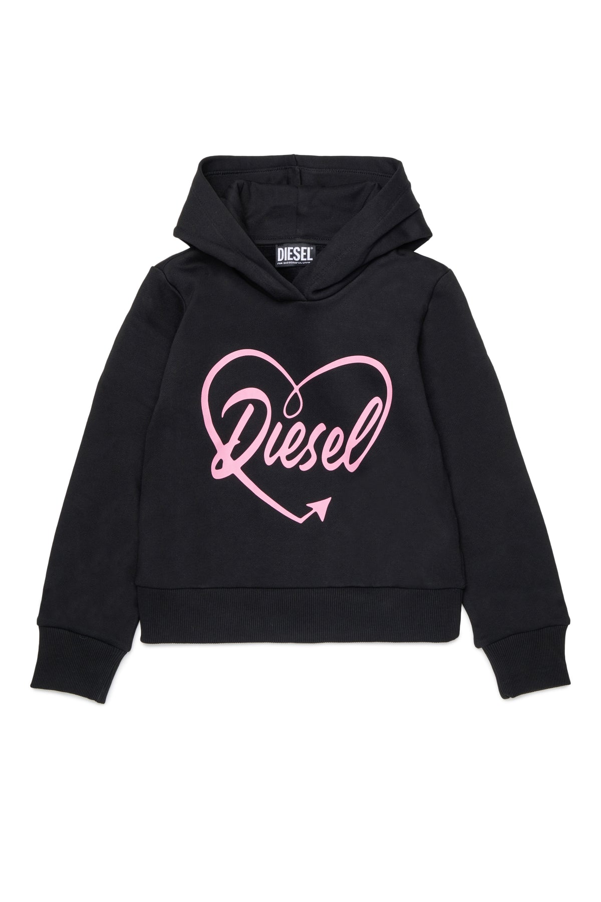 Sudadera con capucha y logo de corazón