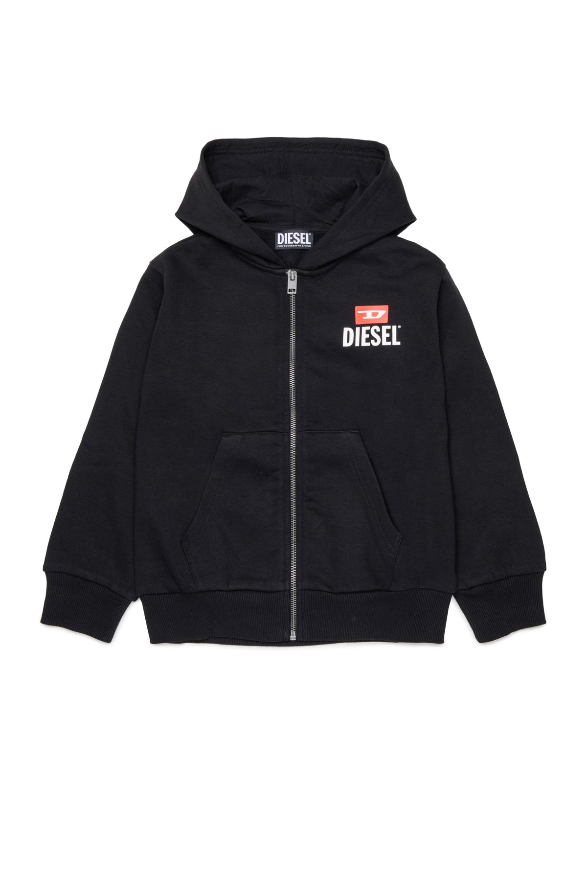 Sudadera con cremallera y logo