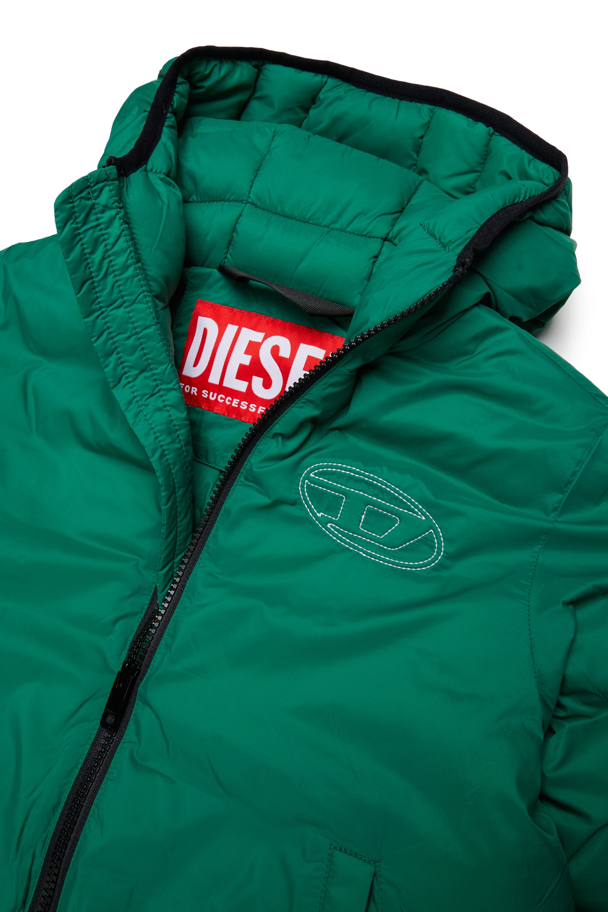 Veste matelassée avec logo imprimé