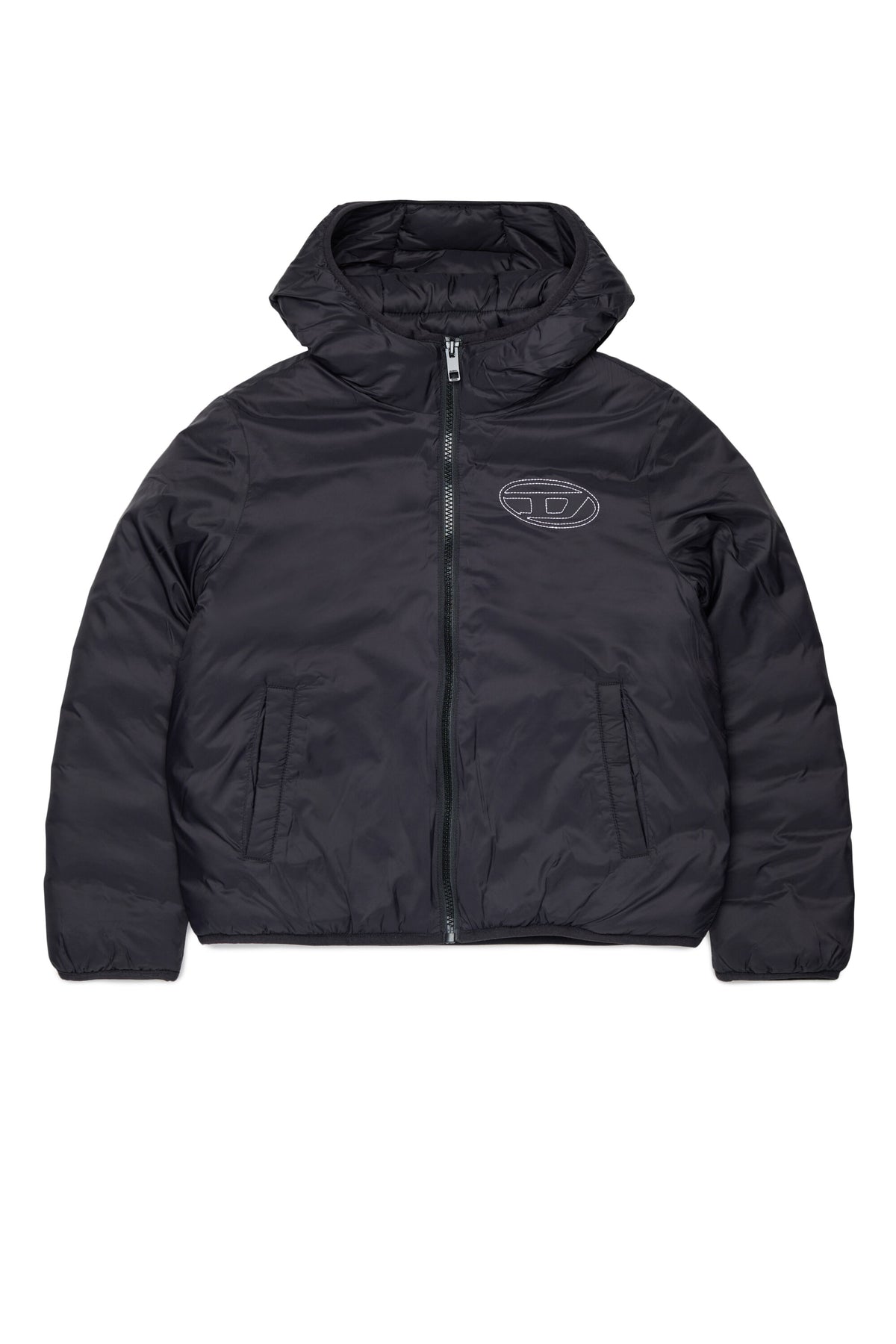 Veste matelassée avec logo imprimé