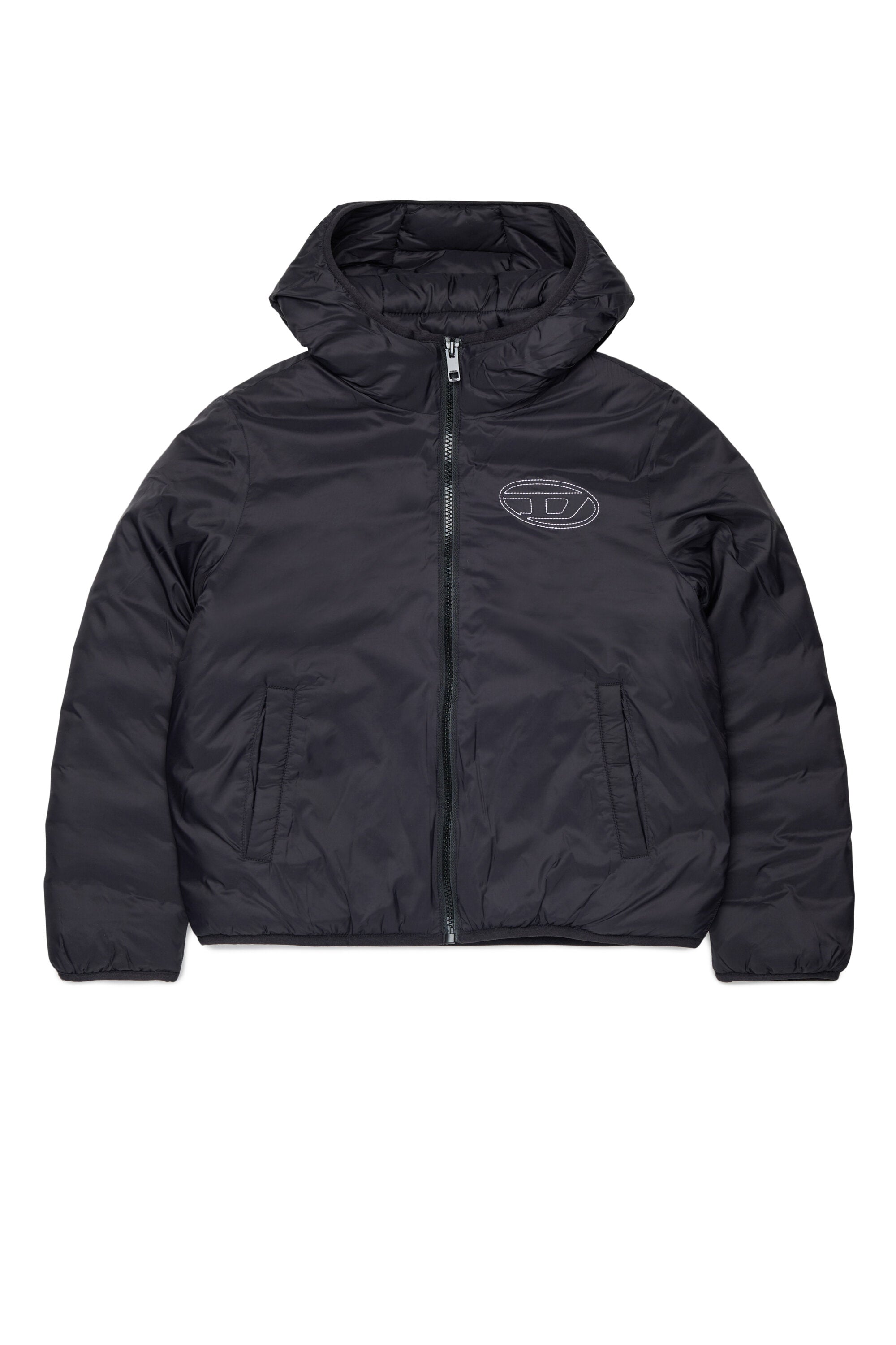 Veste matelassée avec logo imprimé