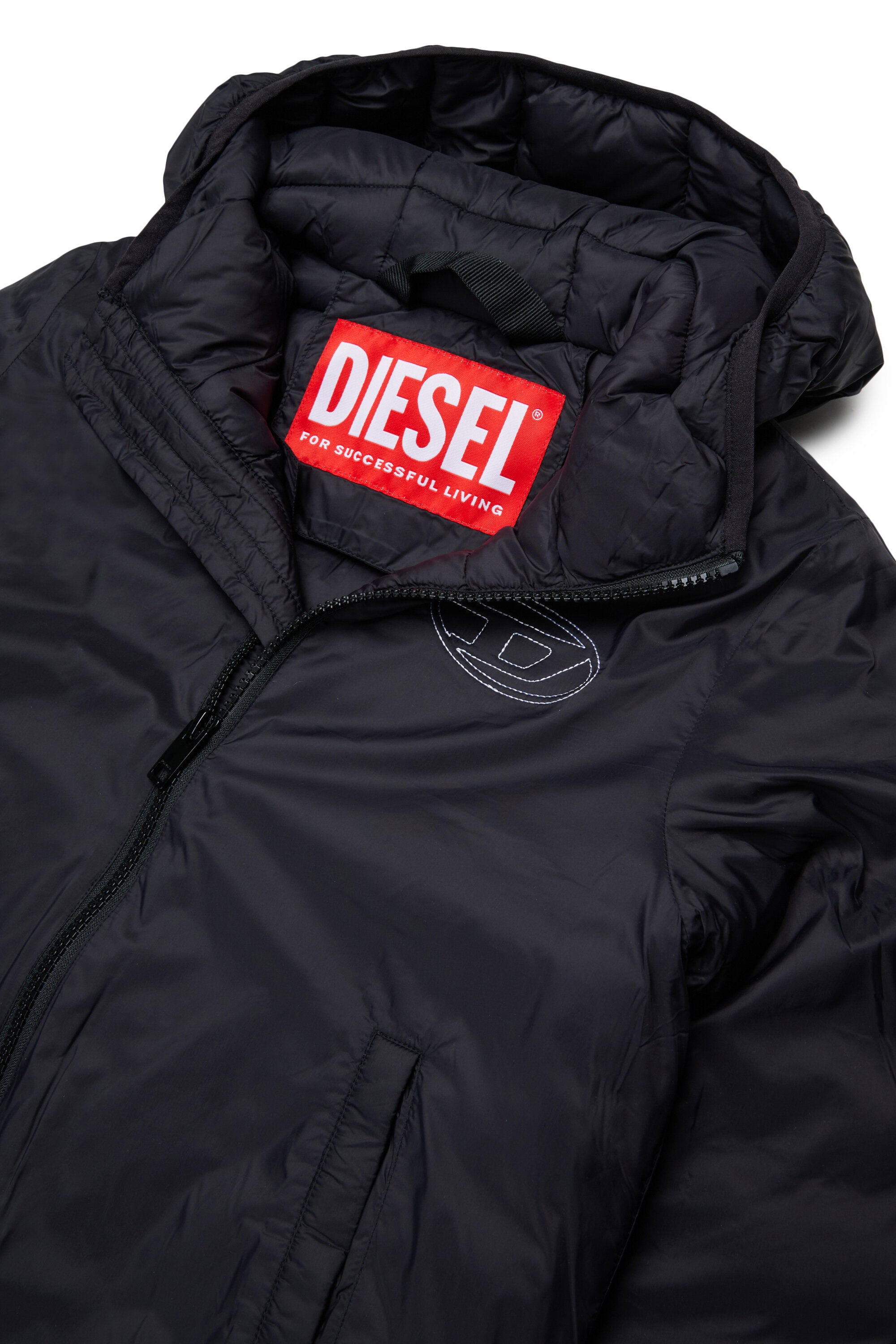 Veste matelassée avec logo imprimé