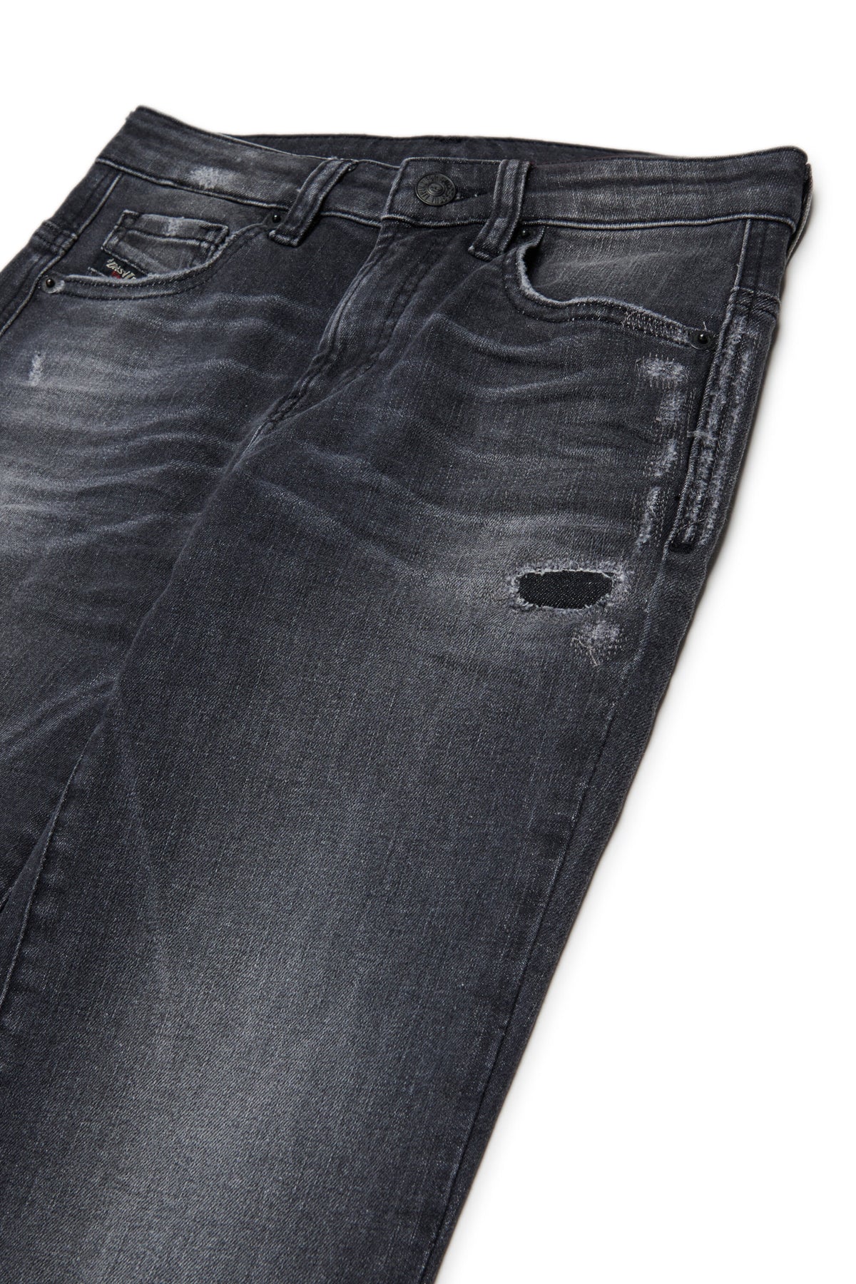 Jeans coupe regular gris - D-Ilia