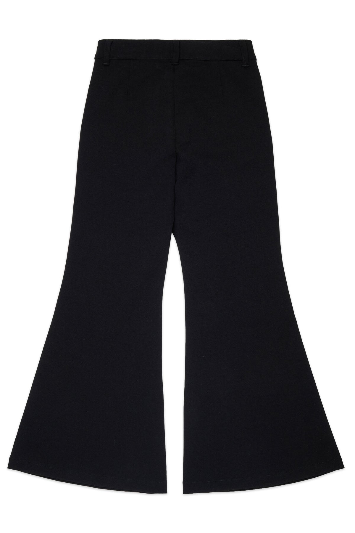 Pantalon en maille coupe flare