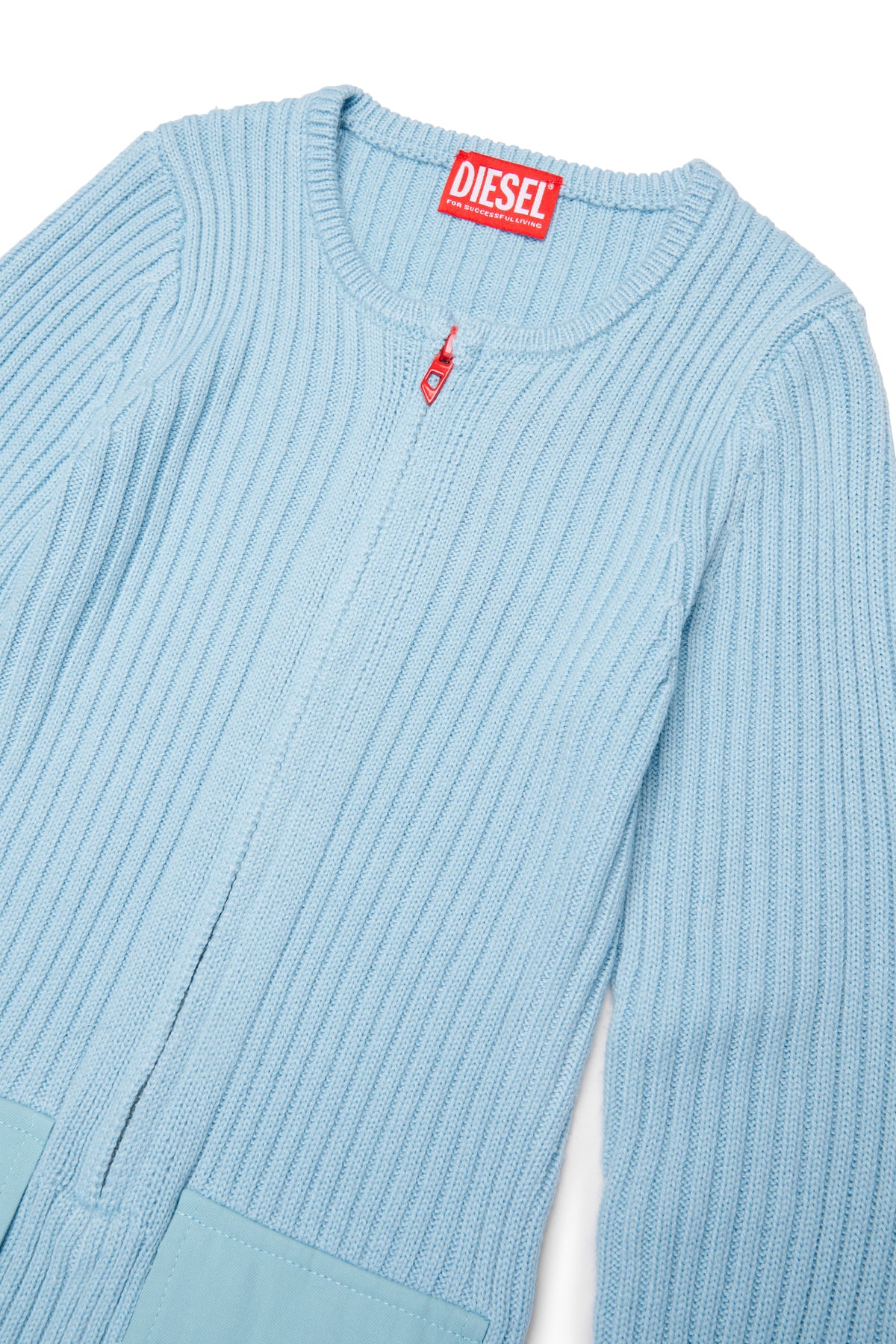 Midi knit dress with logo