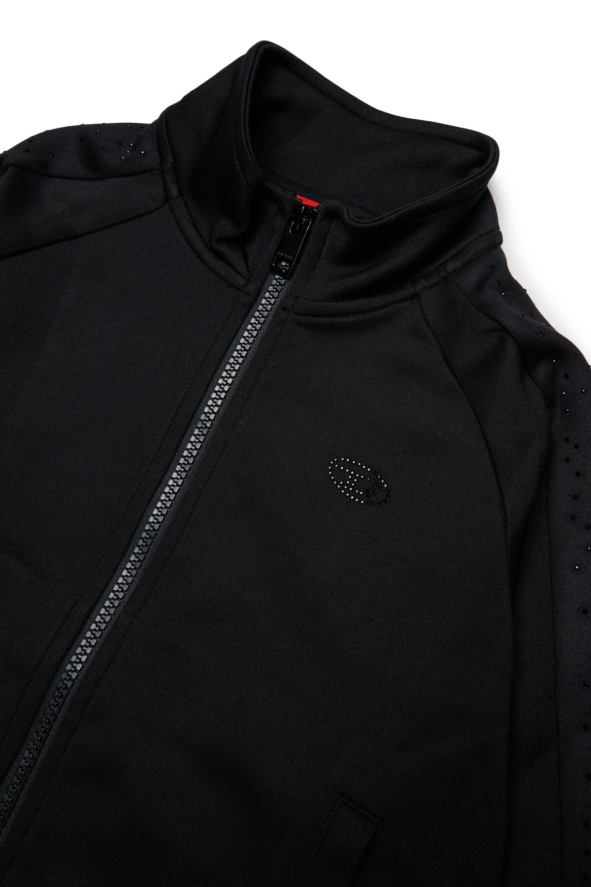 Zip-up sweatshirt with logo