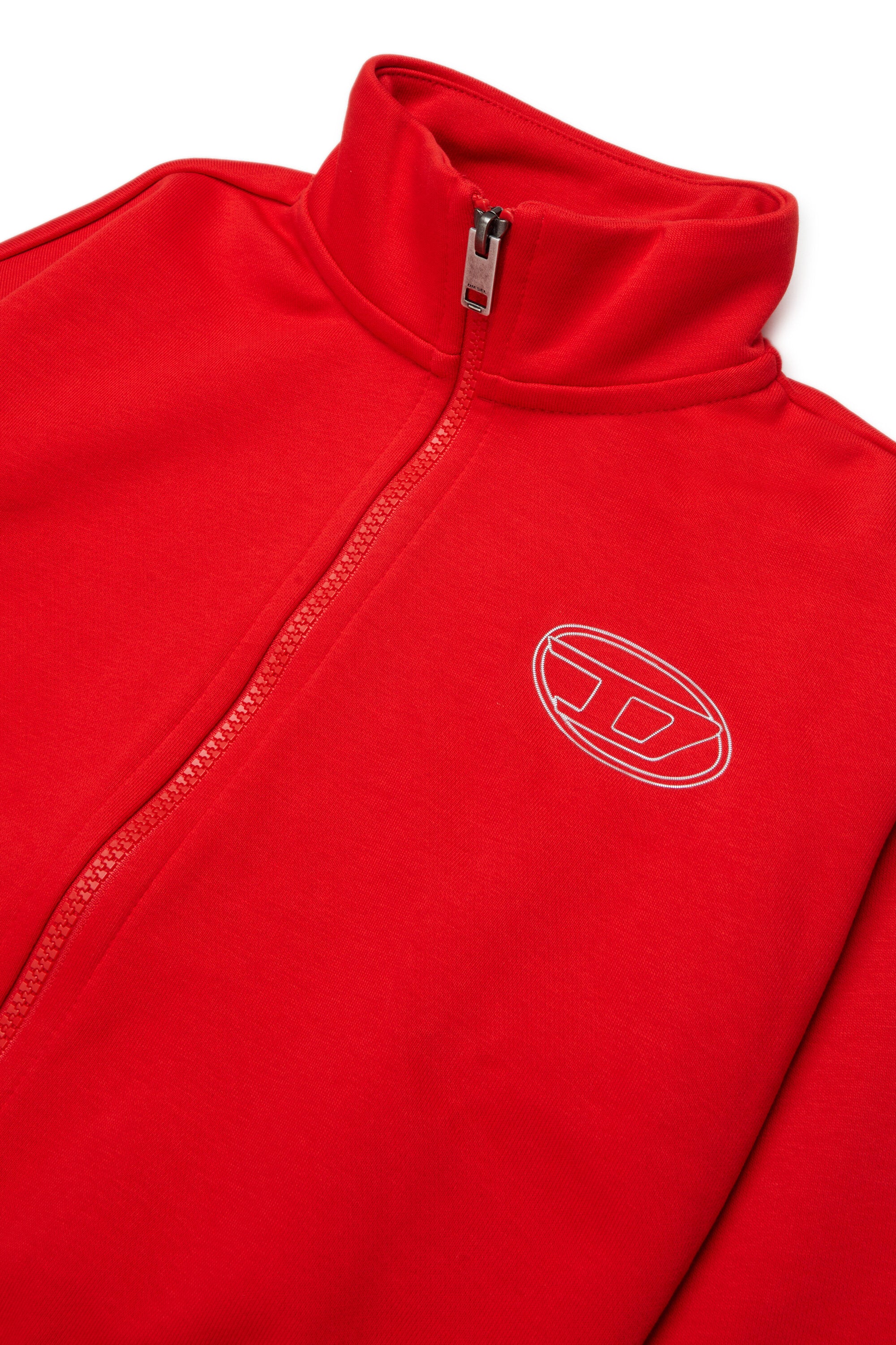 Sudadera con cremallera y logo