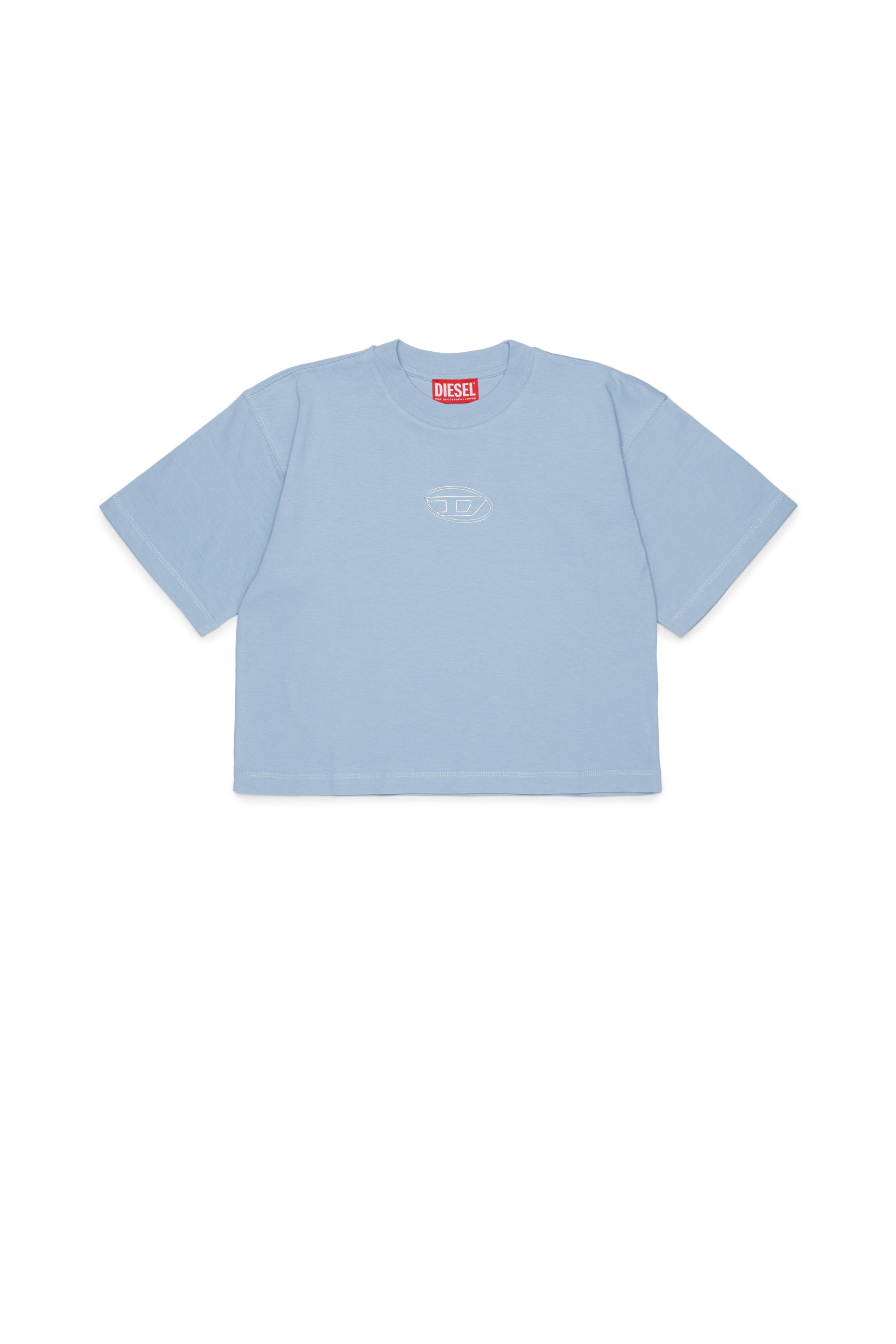 Camiseta con logo Oval D