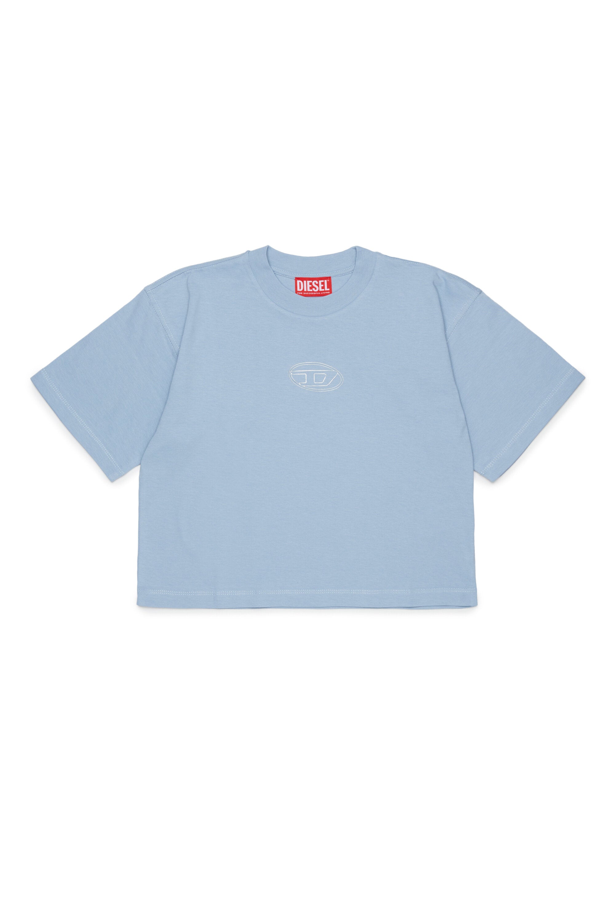 Camiseta con logo Oval D