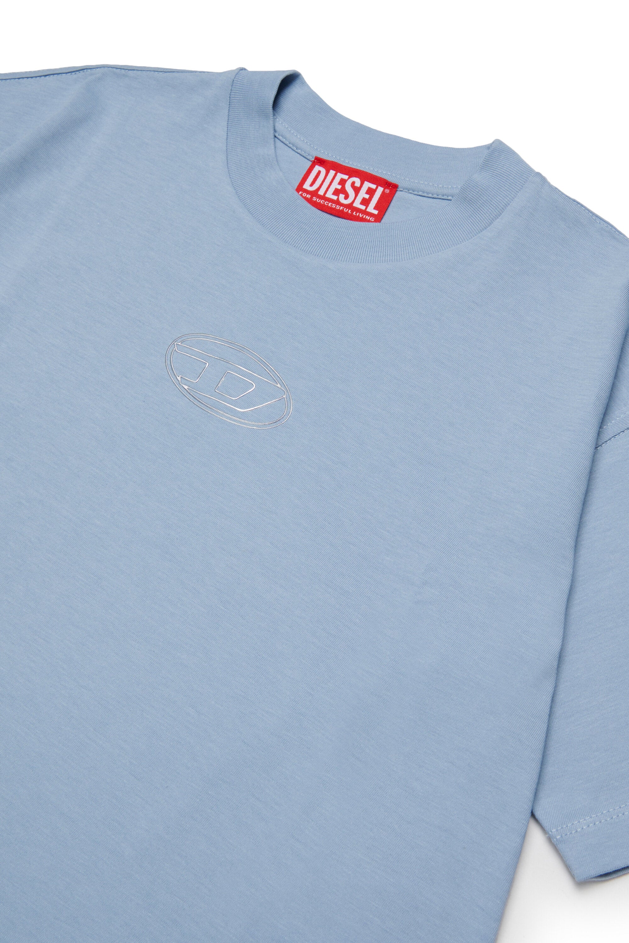 Camiseta con logo Oval D