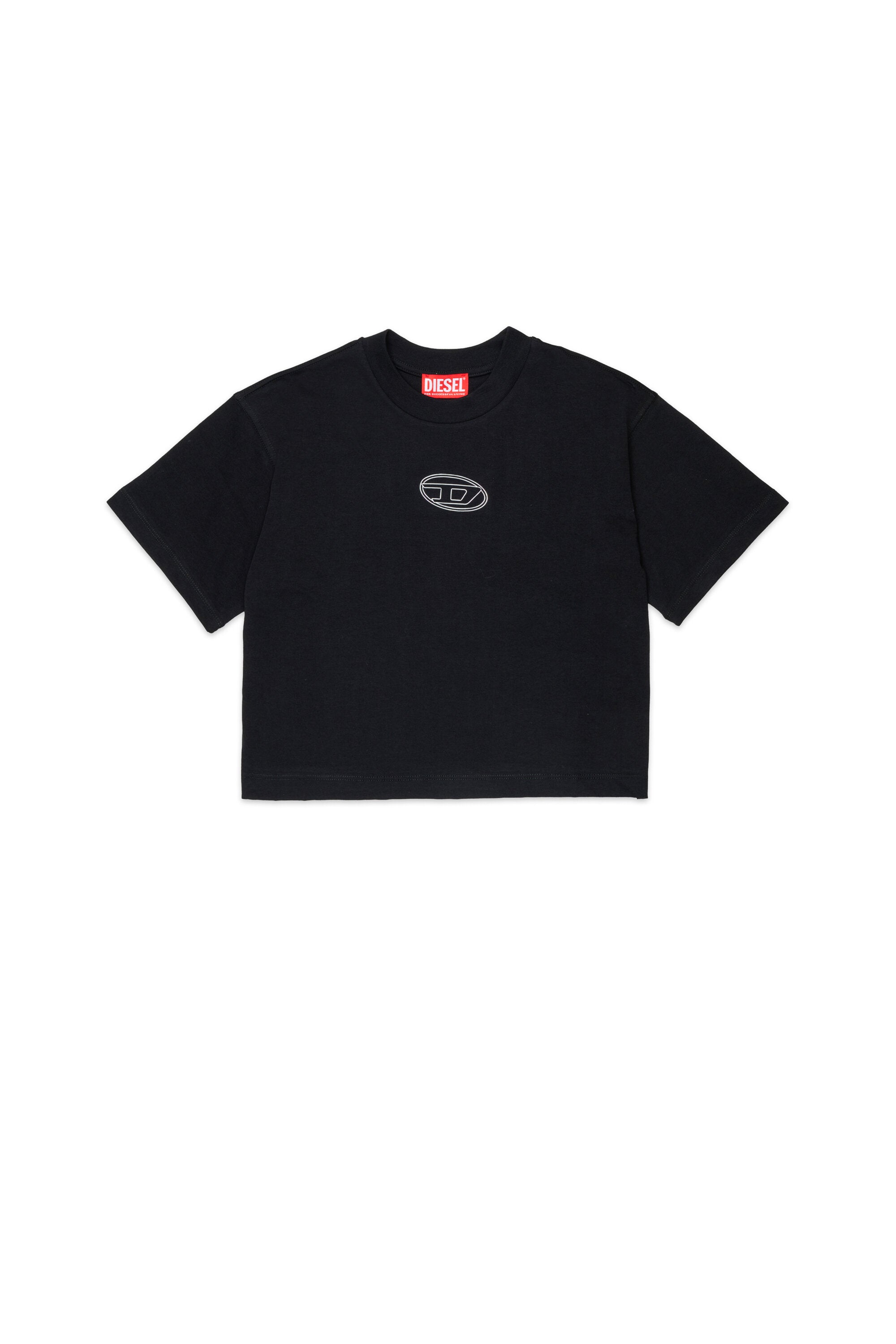 T-shirt with Oval D logo