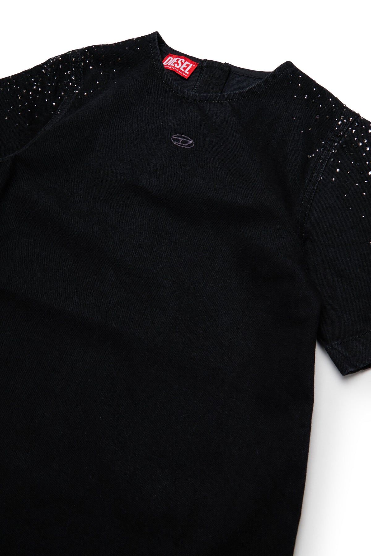 Short-sleeve dress with logo
