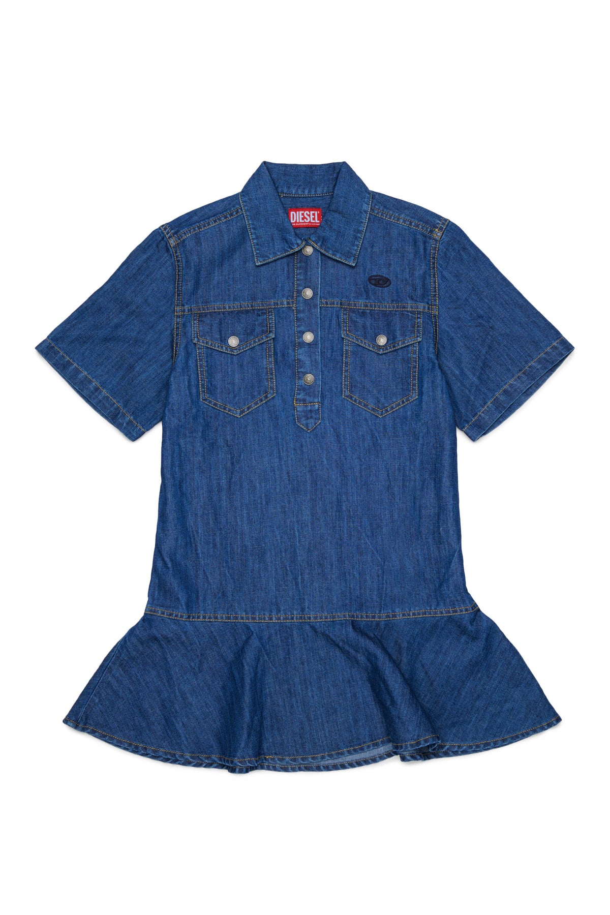 Robe en denim avec logo