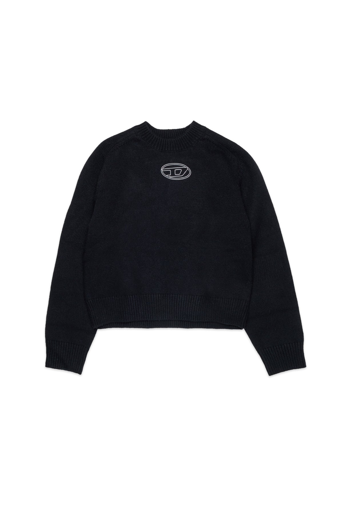 Crew-neck pullover with logo