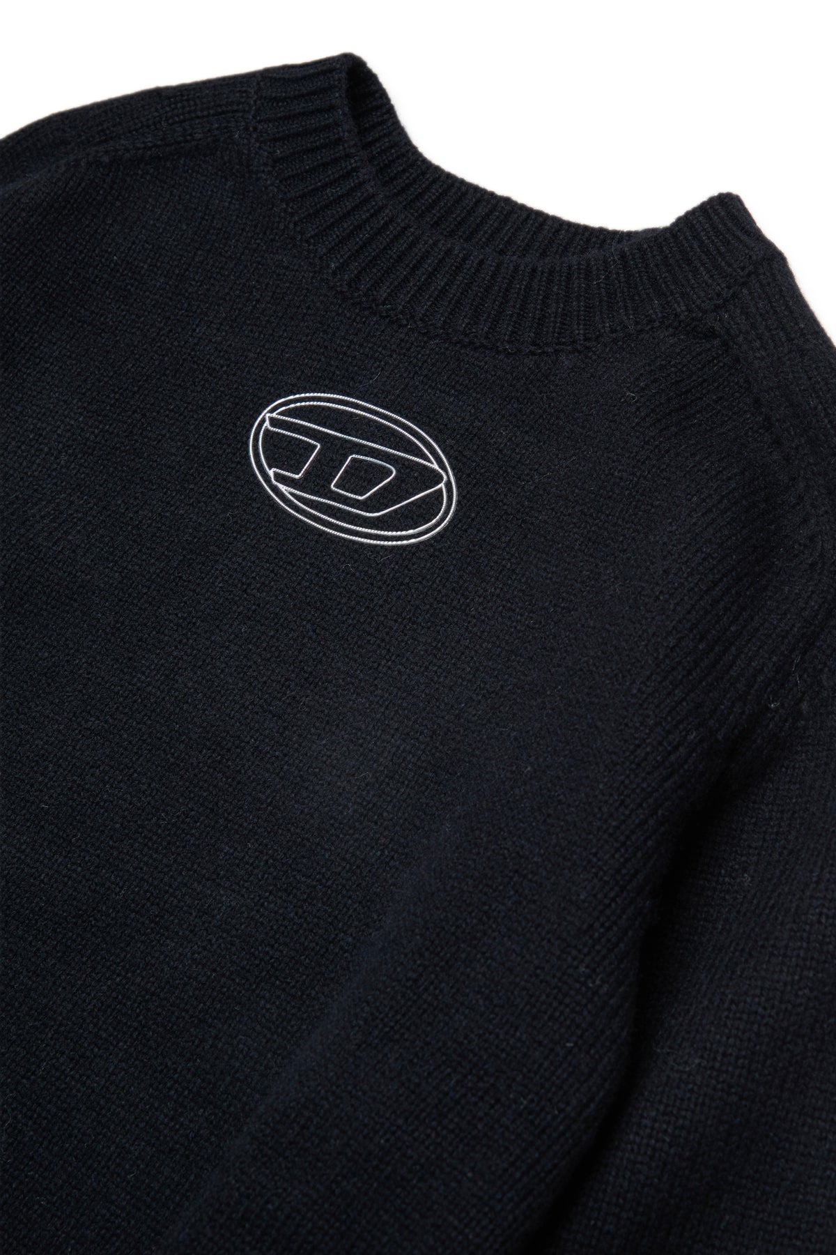 Crew-neck pullover with logo