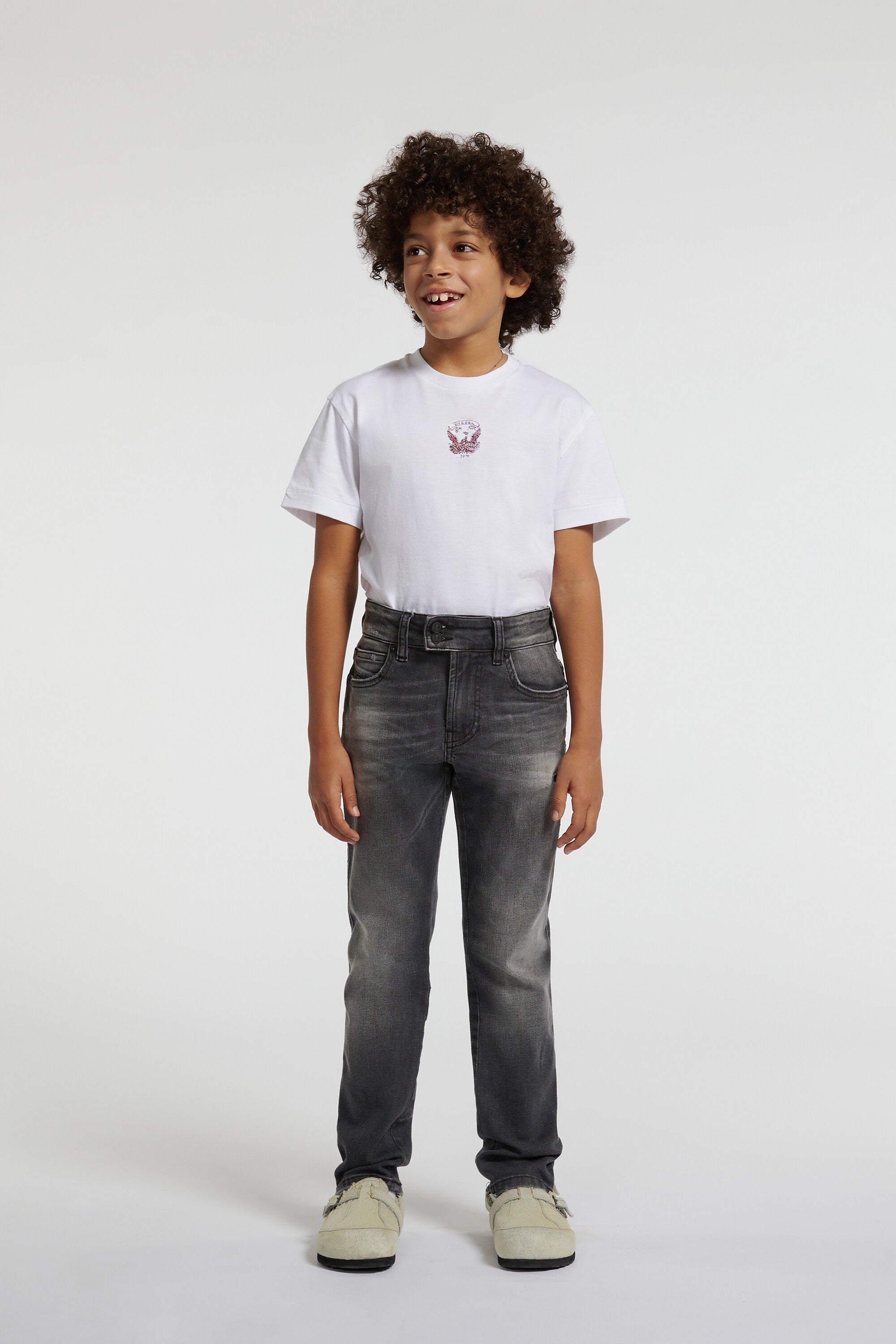 Jeans corte slim lavado negro - D-Veel