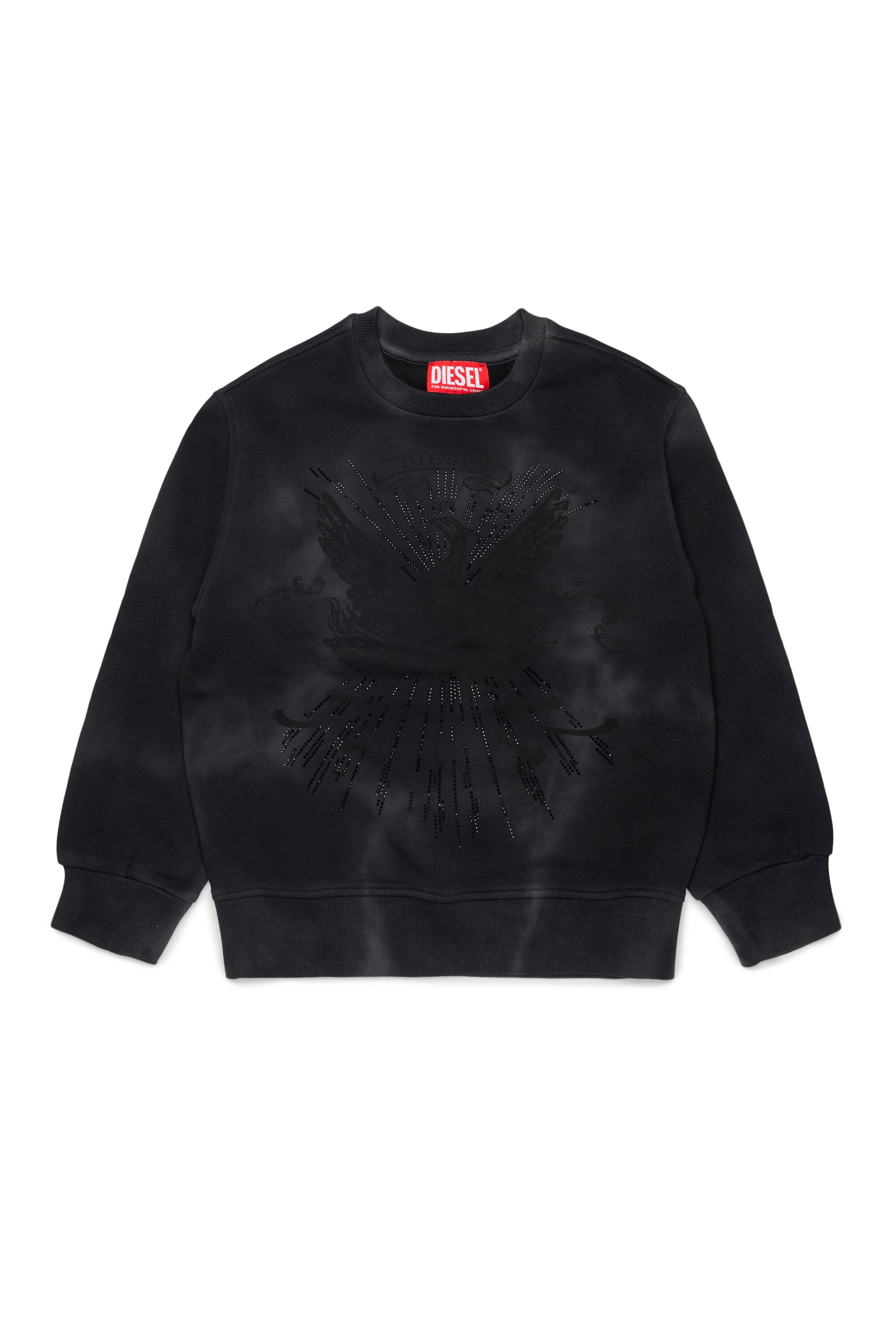 Sweat-shirt col rond avec logo