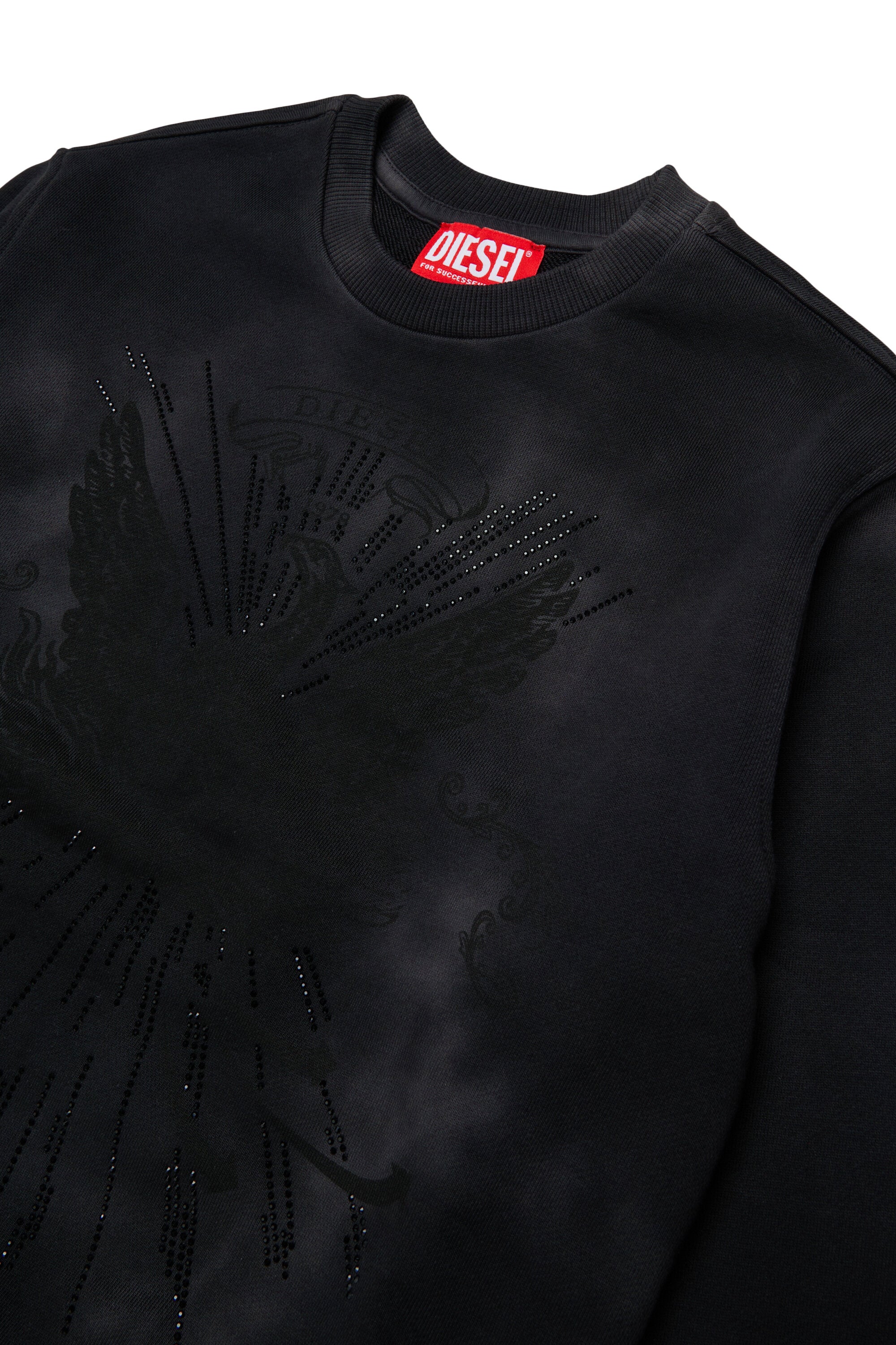 Sweat-shirt col rond avec logo
