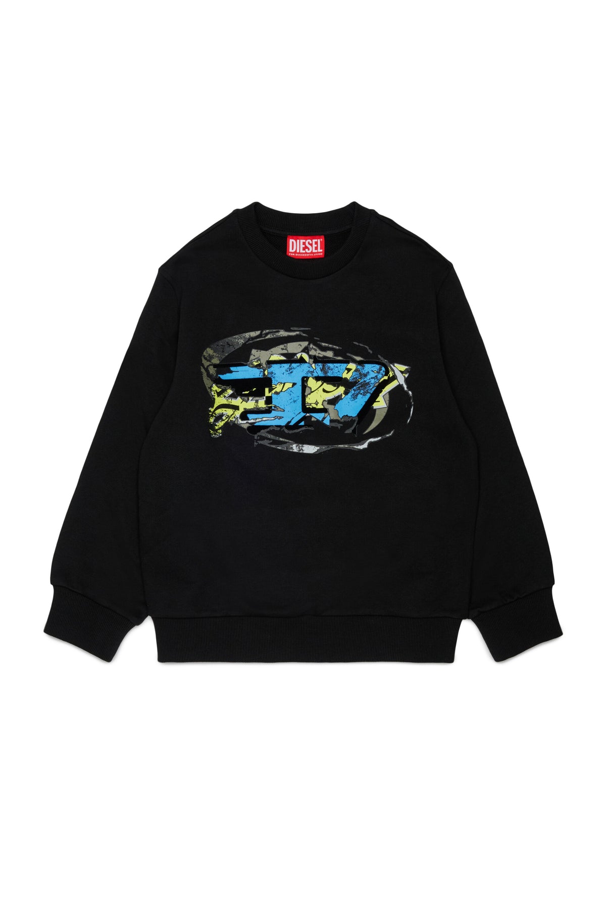 Sweat-shirt col rond avec logo