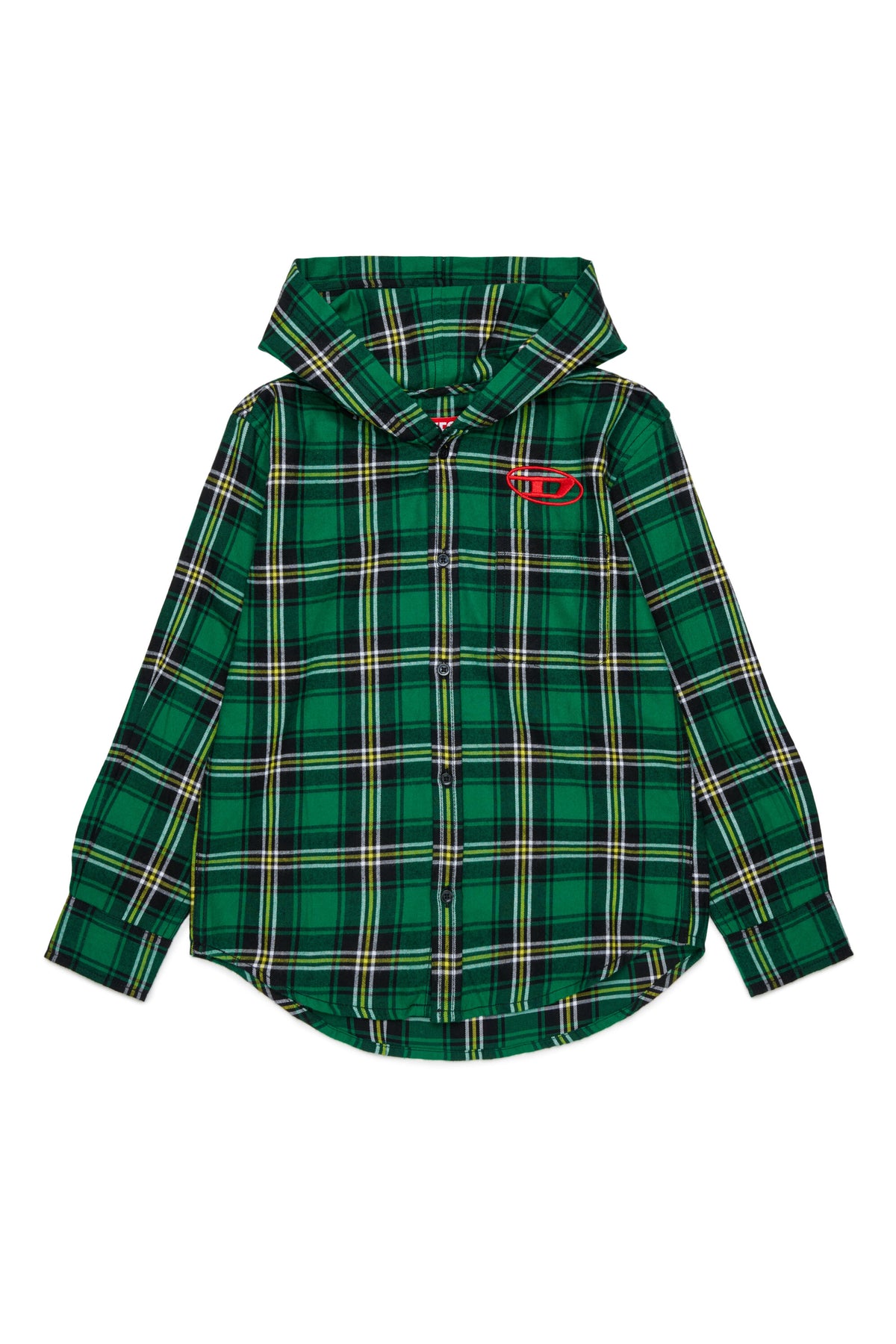 Camisa de cuadros con logo