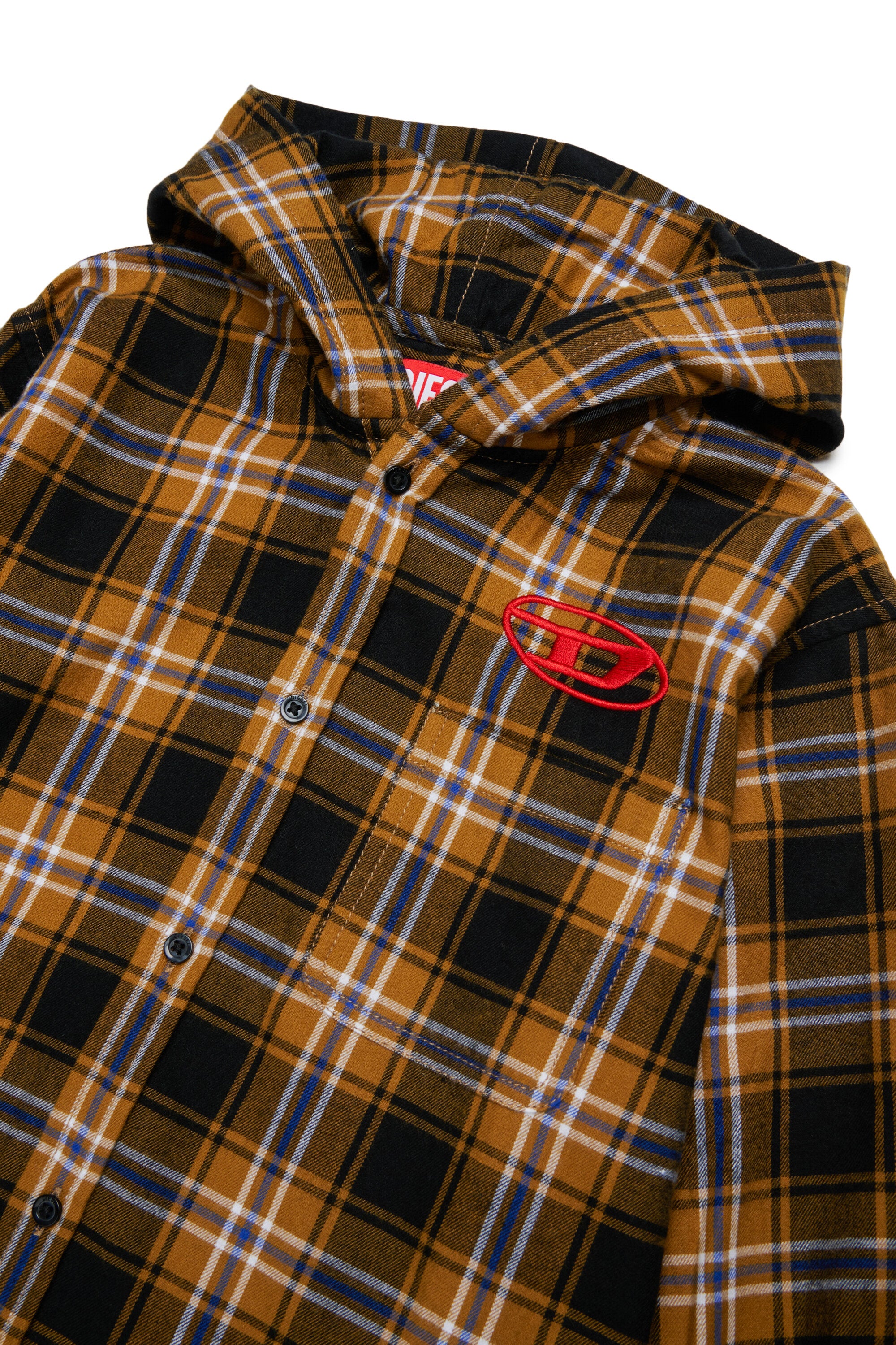 Camisa de cuadros con logo