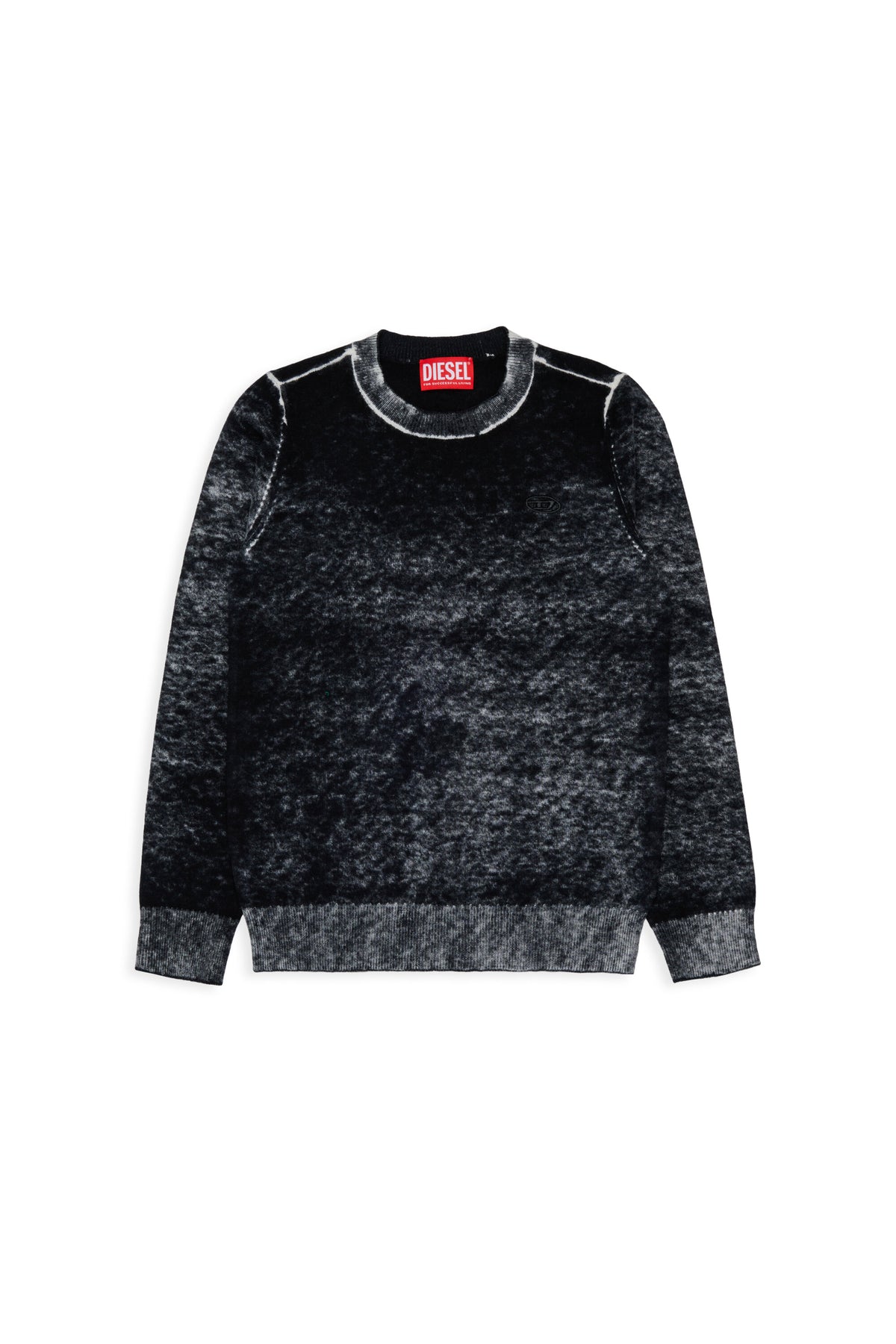 Crew-neck pullover with logo