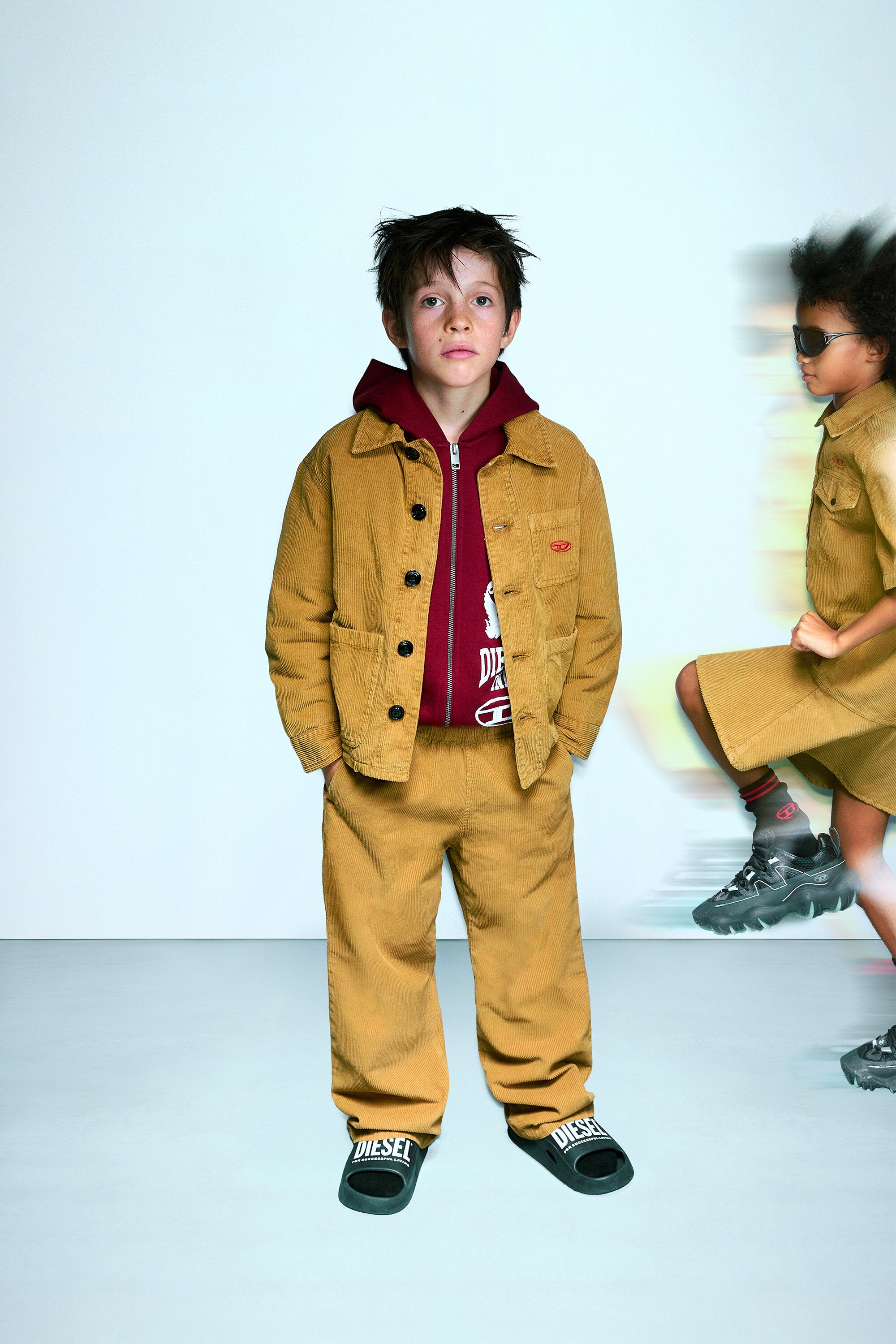 Chaqueta estilo workwear con logo