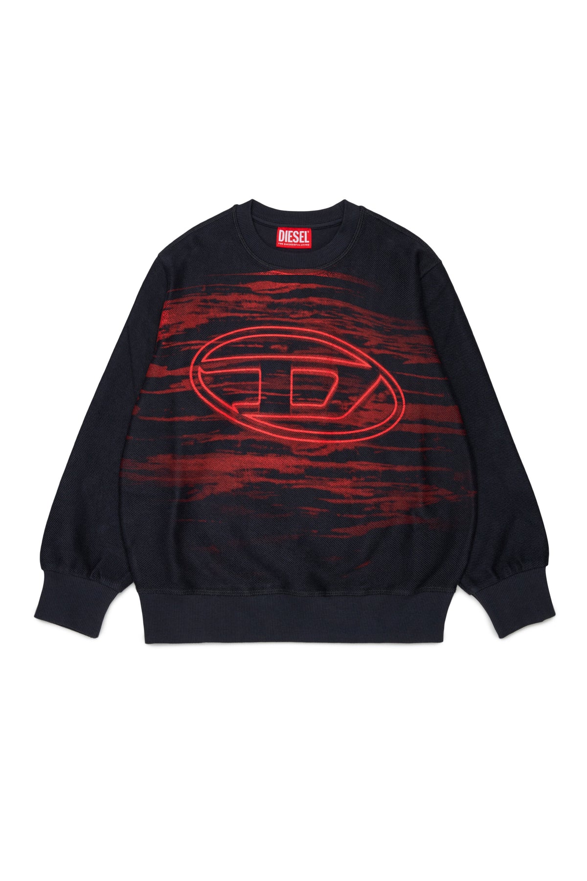 Sweat-shirt col rond avec logo imprimé