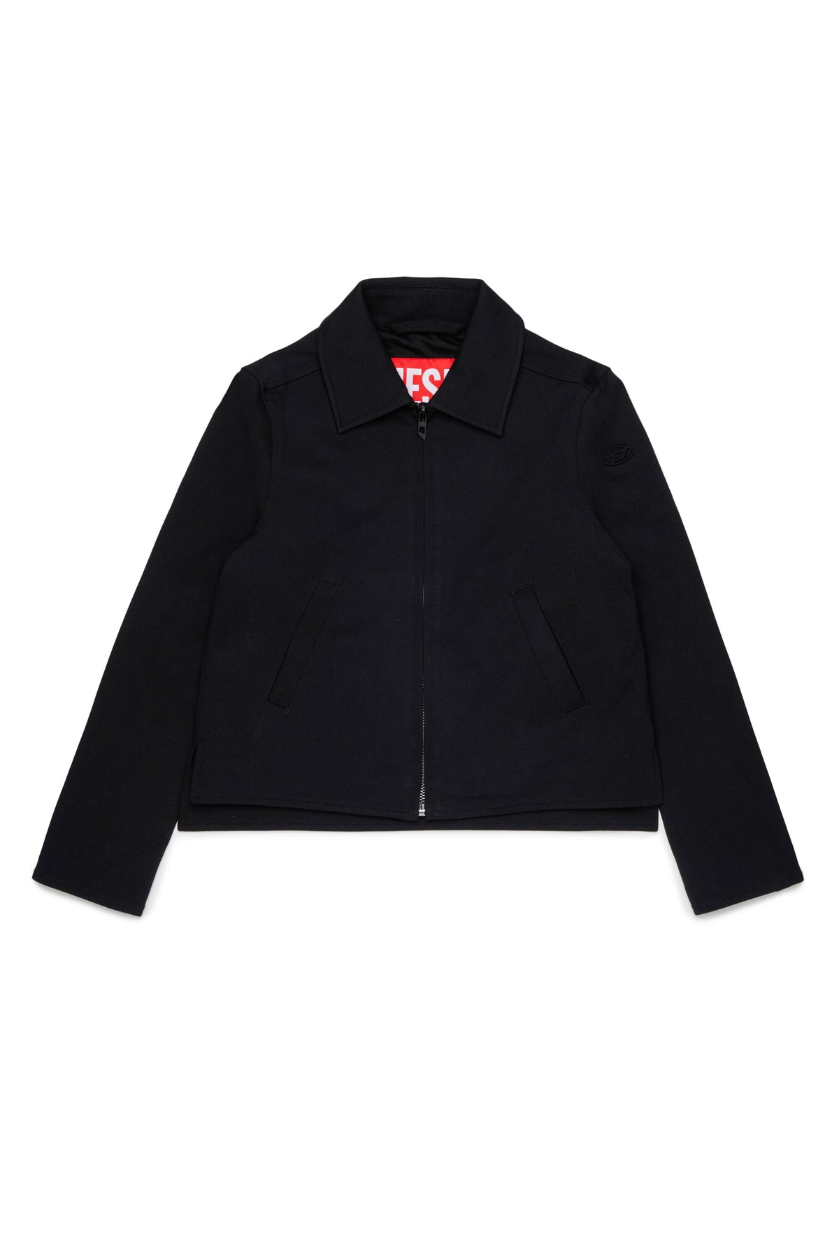 Veste en maille avec logo