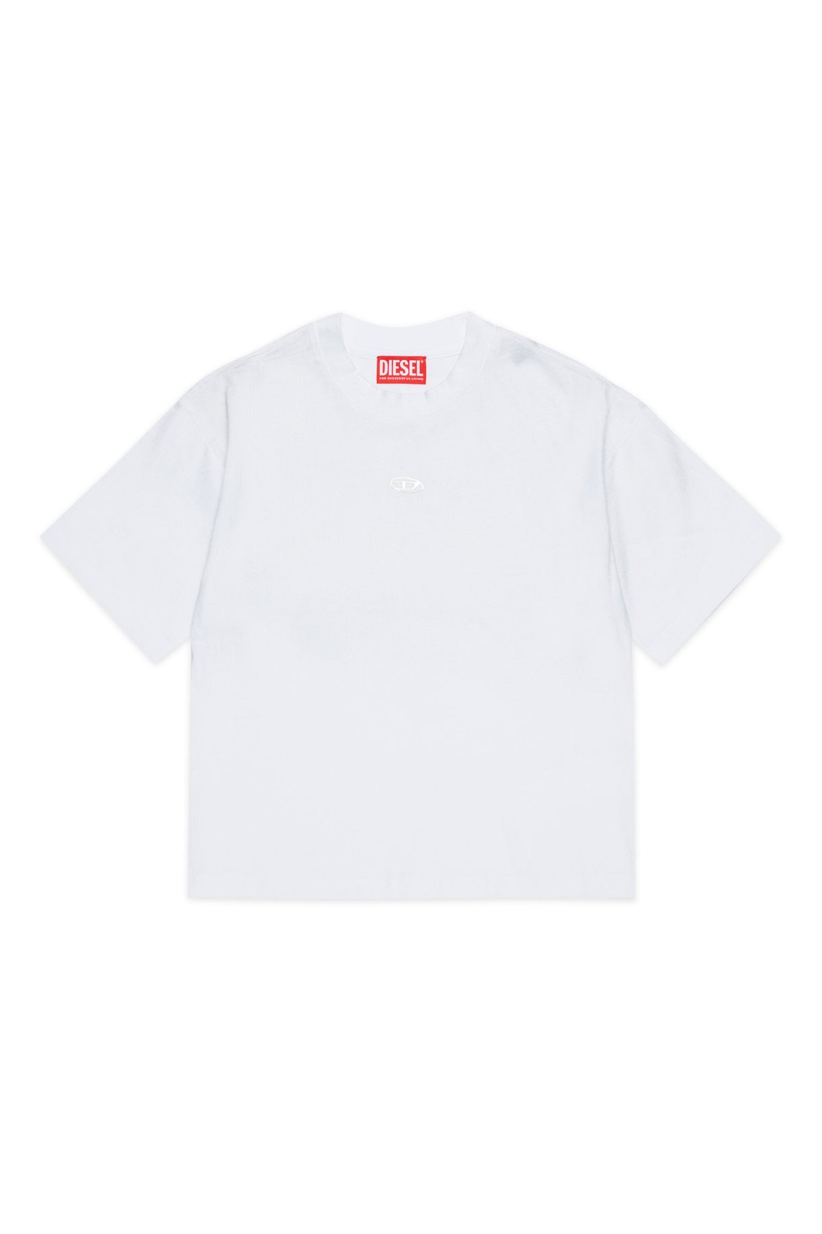 Camiseta de cuello redondo con logo