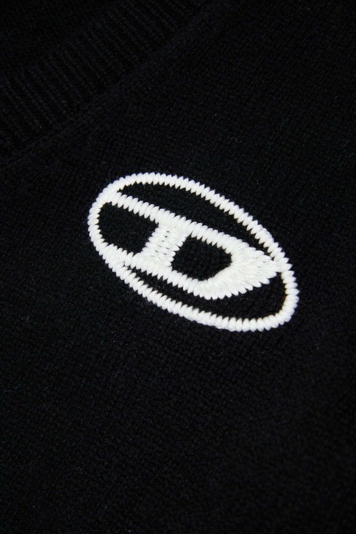 Cardigan en maille avec logo