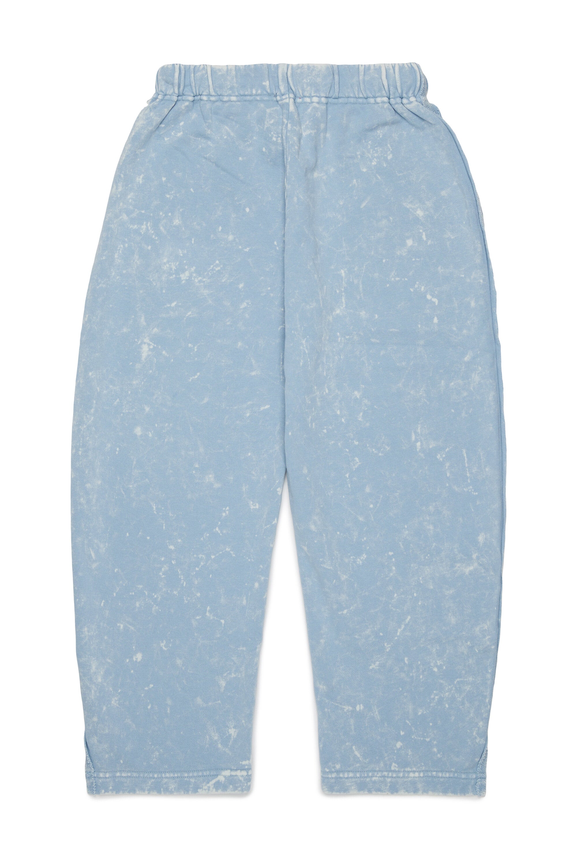 Pantalón de felpa efecto lavado con logo