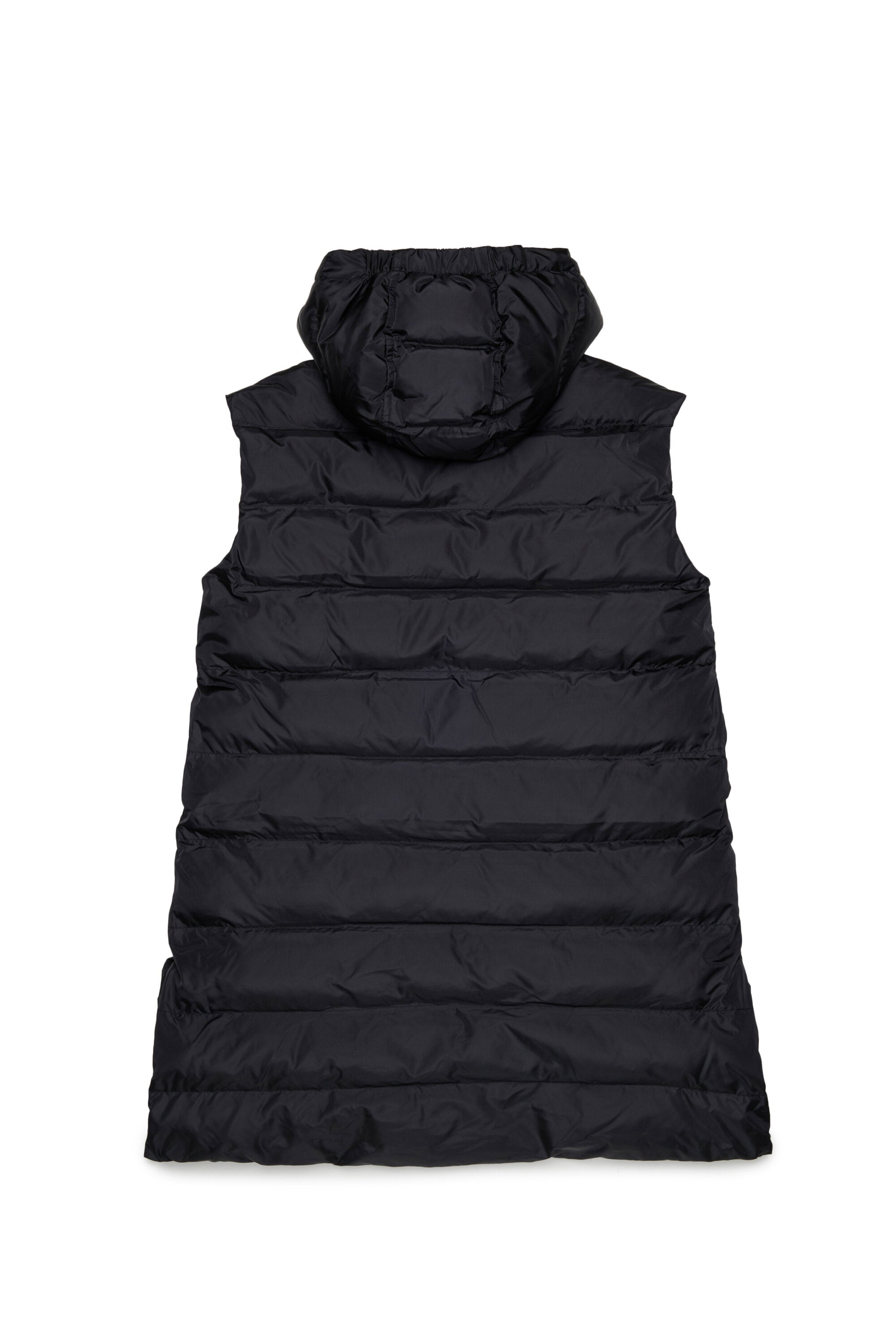 Chaqueta acolchada con logo estampado