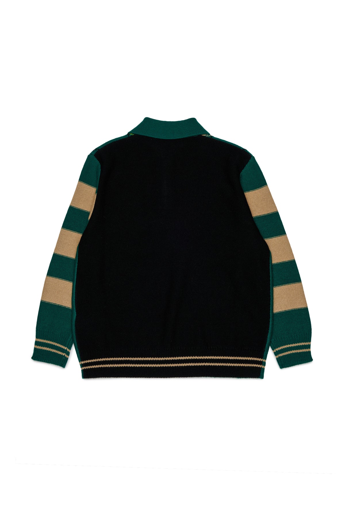 Polo en mélange de laine avec logo