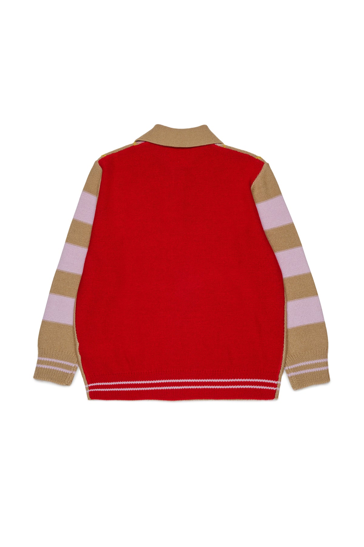 Polo de mezcla de lana con logo